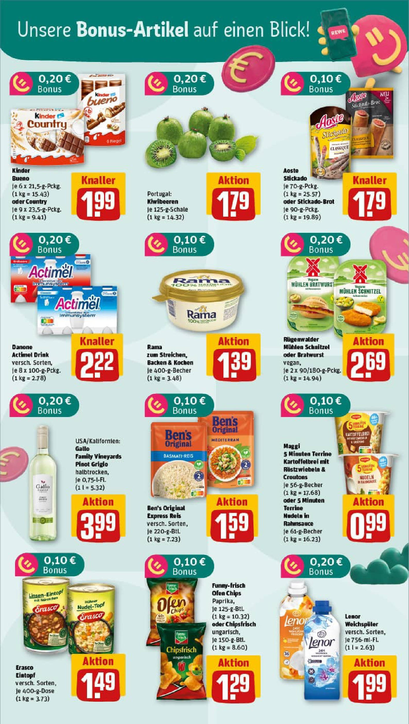 REWE Prospekt ab 07.09.2025 zum Blättern » Angebote | Seite: 27 | Produkte: Actimel, Rama, Schnitzel, Kinder country REWE Prospekt ab 07.09.2025 zum Blättern » Angebote | Seite: 27 | Produkte: Actimel, Rama, Schnitzel, Kinder country