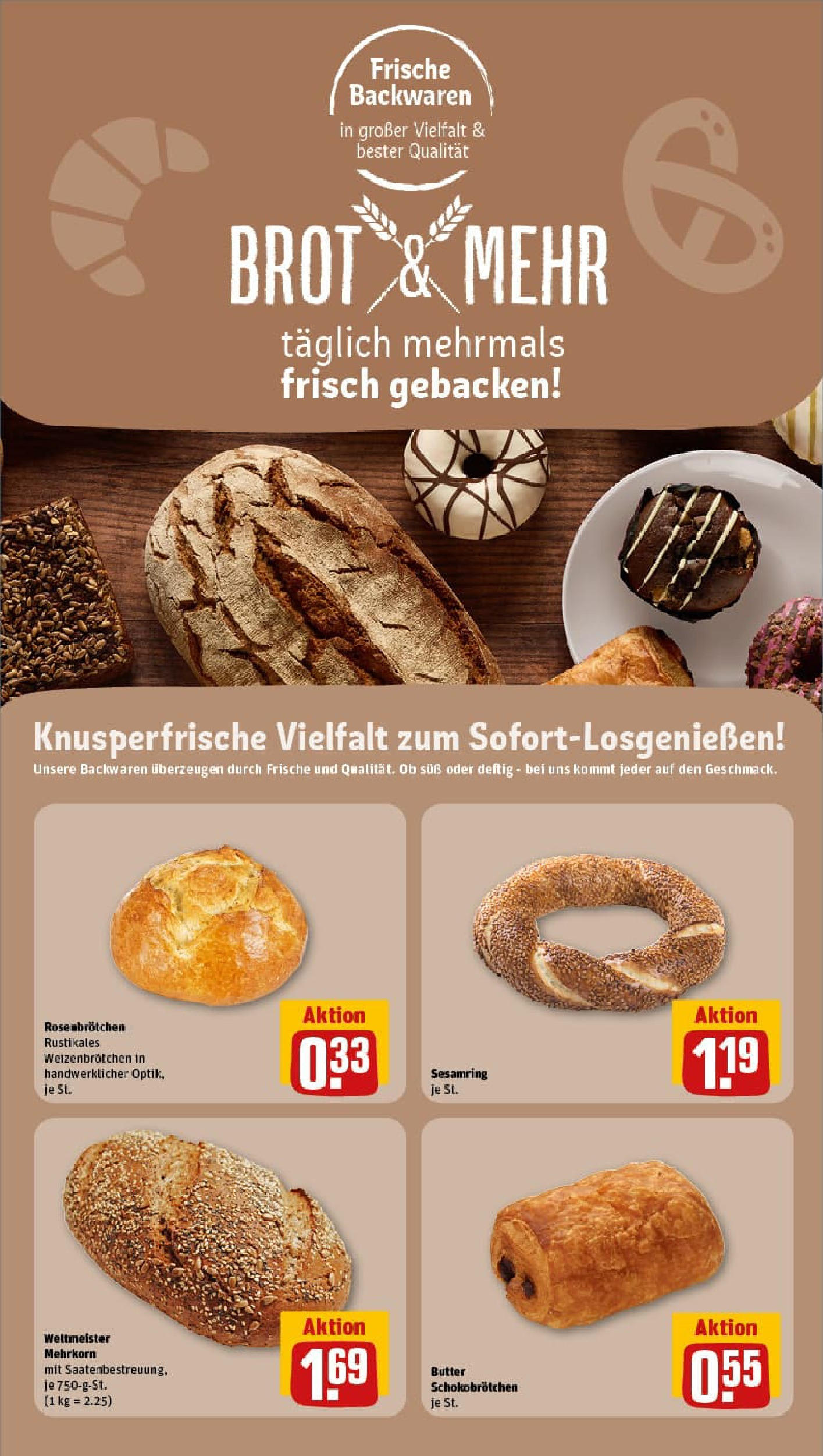 REWE Prospekt ab 07.09.2025 zum Blättern » Angebote | Seite: 26 | Produkte: Butter, Croissant, Brot REWE Prospekt ab 07.09.2025 zum Blättern » Angebote | Seite: 26 | Produkte: Butter, Croissant, Brot