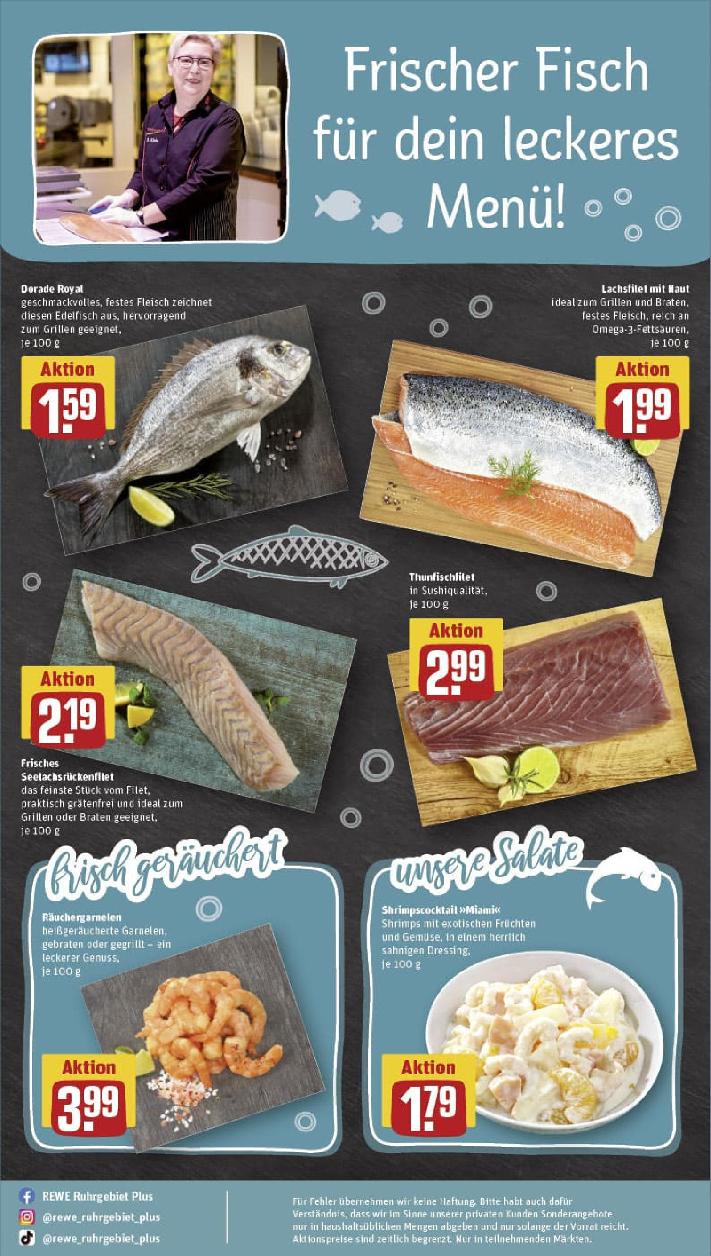 REWE Prospekt ab 07.09.2025 zum Blättern » Angebote | Seite: 28 | Produkte: Dorade, Fisch, Fleisch REWE Prospekt ab 07.09.2025 zum Blättern » Angebote | Seite: 28 | Produkte: Dorade, Fisch, Fleisch