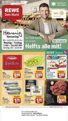 Rewe prospekt Münster	 ab 07.09.2025 gültig