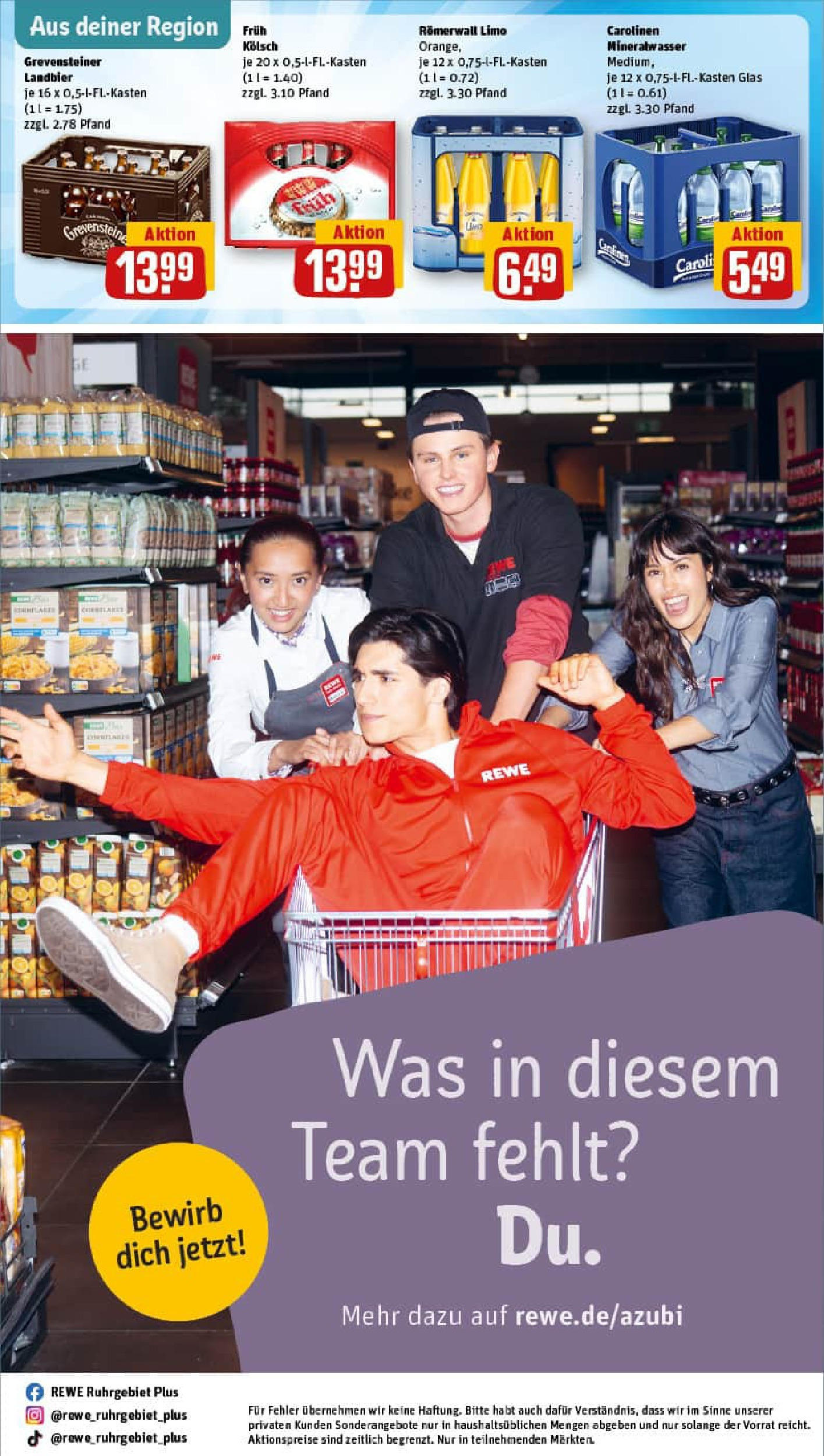 REWE Prospekt ab 07.09.2025 zum Blättern » Angebote | Seite: 35 | Produkte: Mineralwasser REWE Prospekt ab 07.09.2025 zum Blättern » Angebote | Seite: 35 | Produkte: Mineralwasser