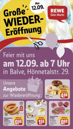 Rewe prospekt Balve	 ab 07.09.2025 gültig