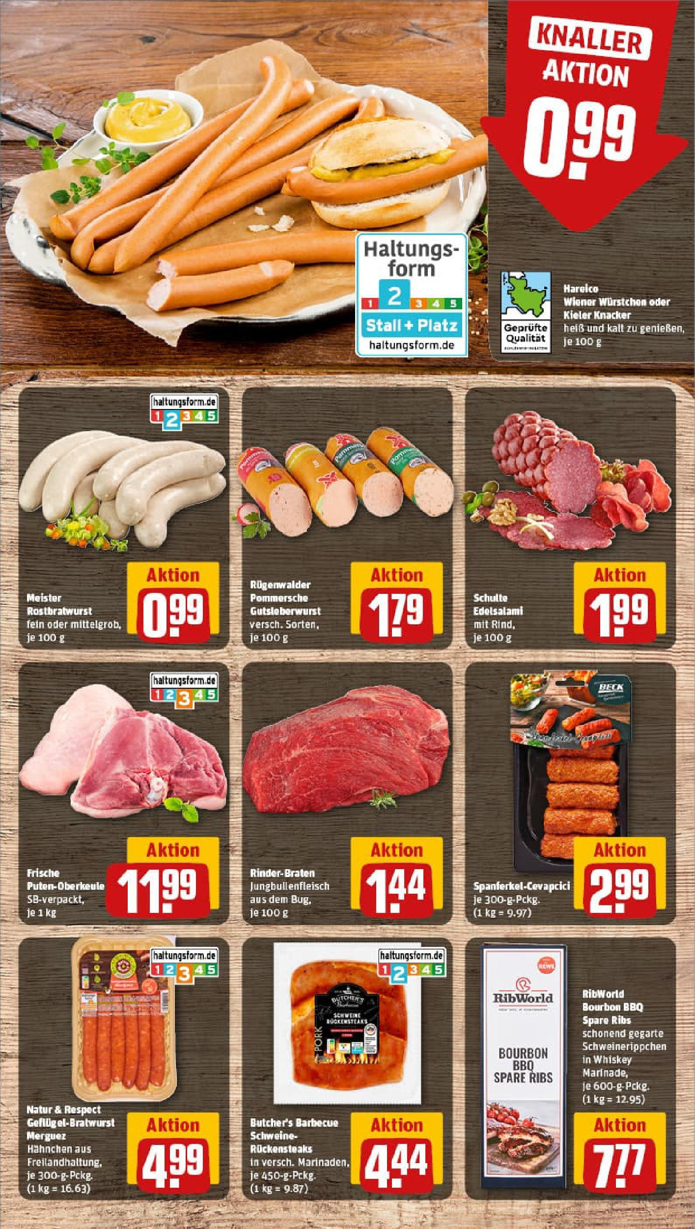 REWE Prospekt ab 07.09.2025 zum Blättern » Angebote | Seite: 8 | Produkte: Rinderbraten, Steak, Bourbon, Whiskey