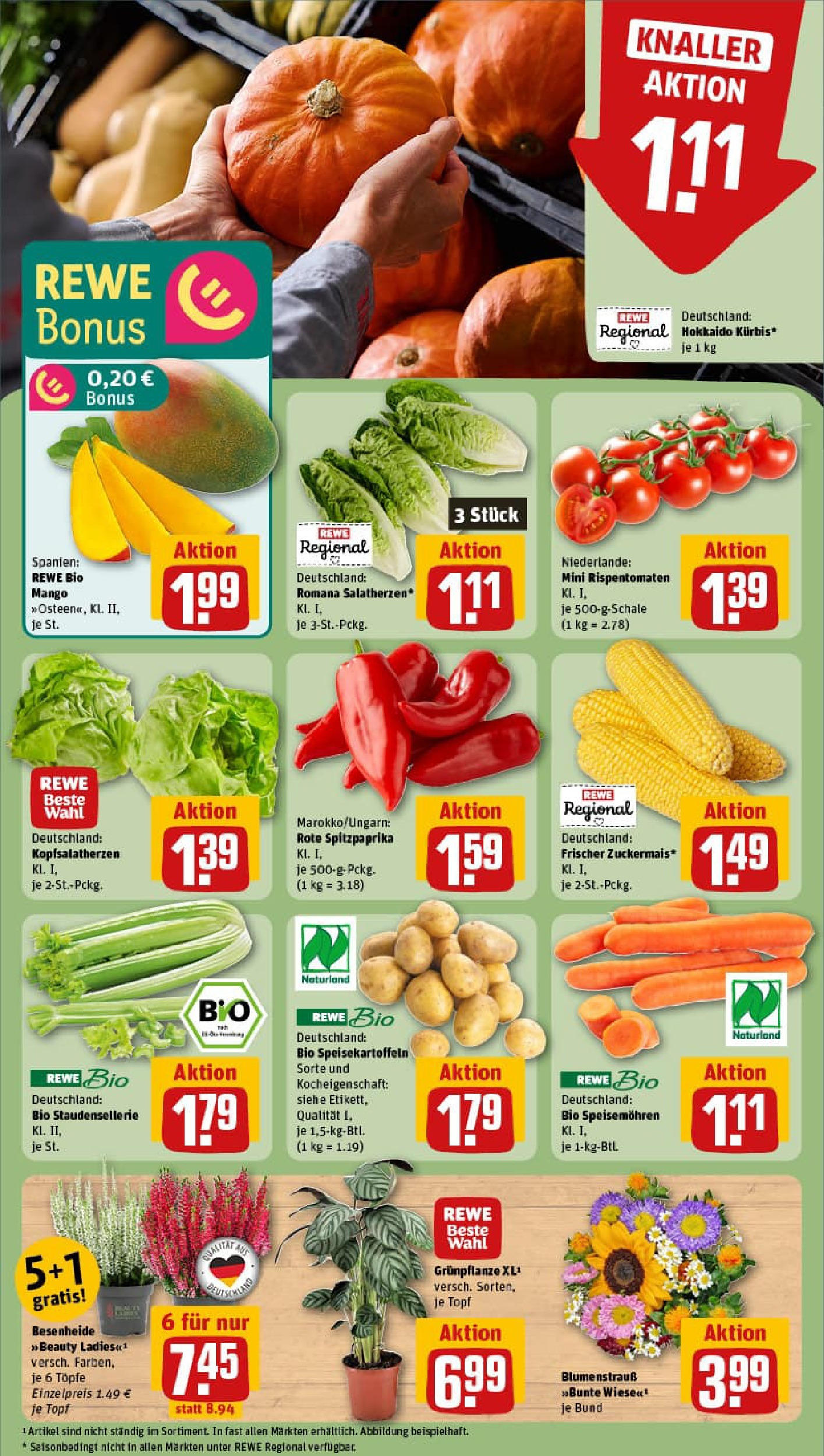 REWE Prospekt ab 07.09.2025 zum Blättern » Angebote | Seite: 7 | Produkte: Mango