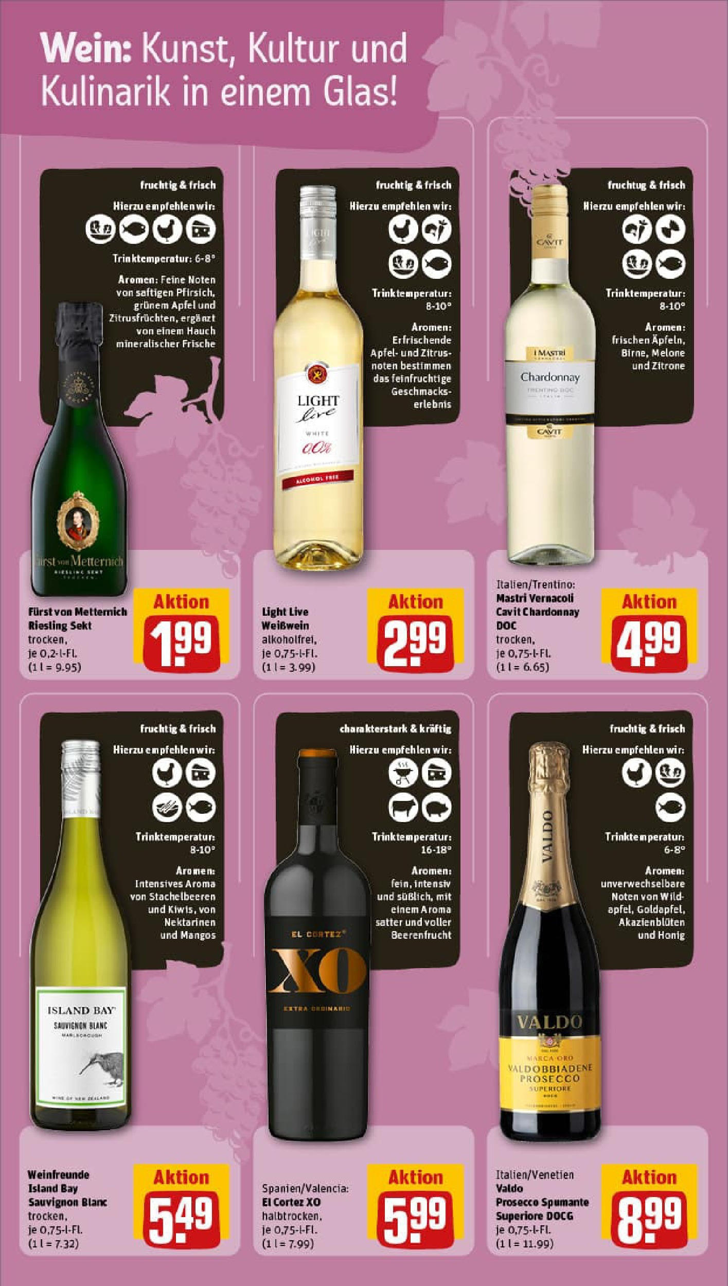 REWE Prospekt ab 07.09.2025 zum Blättern » Angebote | Seite: 17 | Produkte: Furst von metternich, Prosecco, Zitrone, Melone