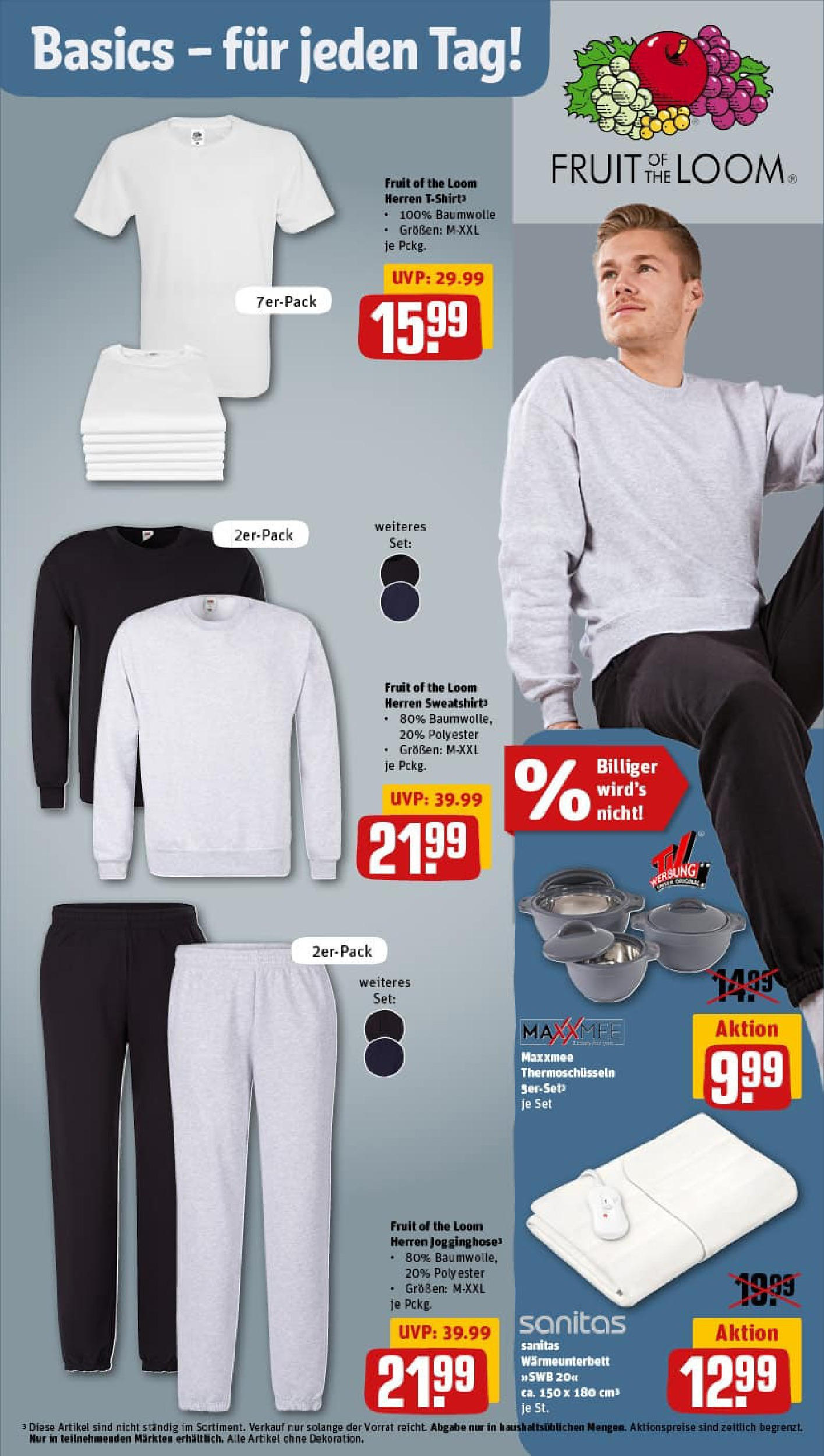 REWE Prospekt ab 07.09.2025 zum Blättern » Angebote | Seite: 29 | Produkte: Jogginghose, Sweatshirt, T-Shirt