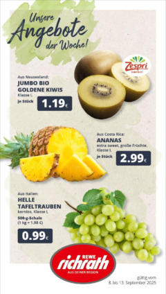 Rewe prospekt Bergheim	 ab 07.09.2025 gültig
