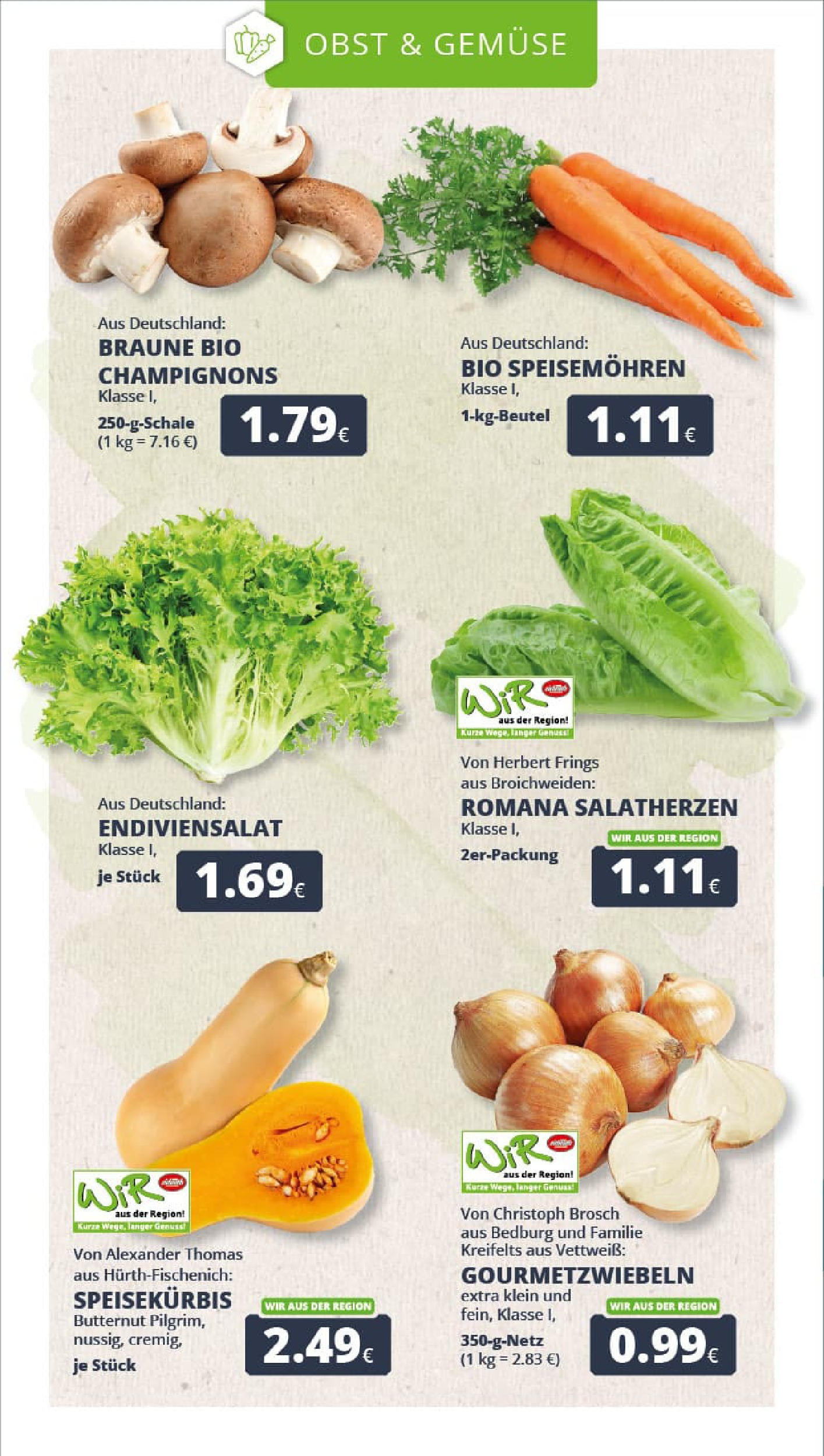 REWE Prospekt ab 07.09.2025 zum Blättern » Angebote | Seite: 10 | Produkte: Champignons, Gemüse, Obst REWE Prospekt ab 07.09.2025 zum Blättern » Angebote | Seite: 10 | Produkte: Champignons, Gemüse, Obst