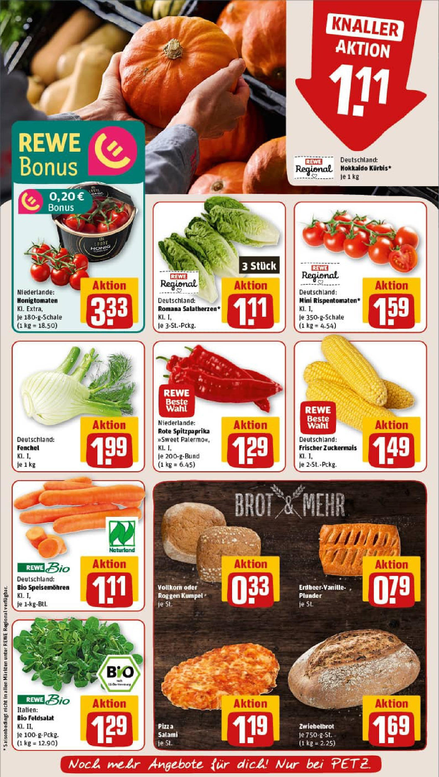 REWE Prospekt ab 07.09.2025 zum Blättern » Angebote | Seite: 7 | Produkte: Brot, Salami, Pizza REWE Prospekt ab 07.09.2025 zum Blättern » Angebote | Seite: 7 | Produkte: Brot, Salami, Pizza