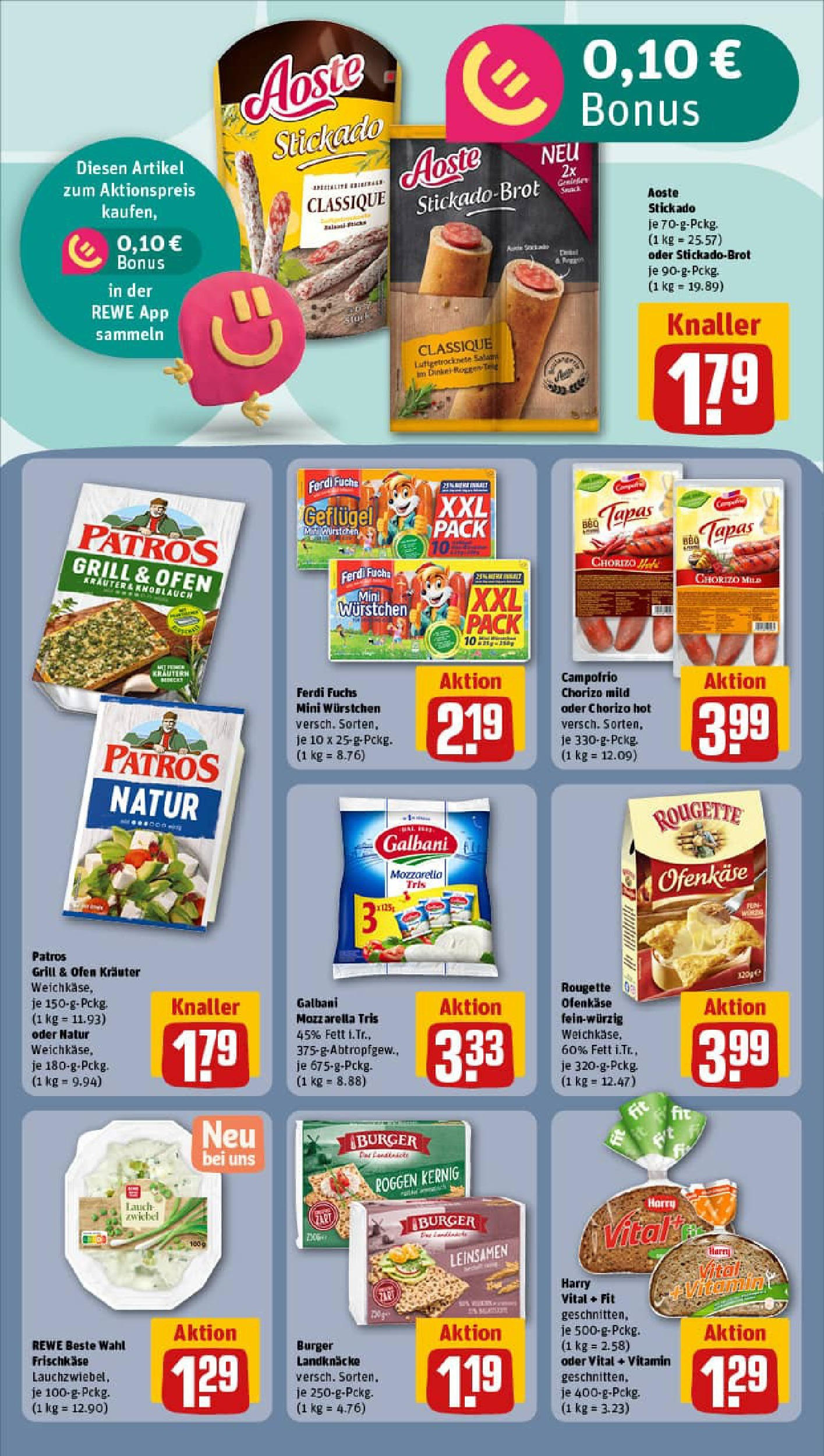 REWE Prospekt ab 07.09.2025 zum Blättern » Angebote | Seite: 12 | Produkte: Ofen, Mozzarella, Burger, Frischkase REWE Prospekt ab 07.09.2025 zum Blättern » Angebote | Seite: 12 | Produkte: Ofen, Mozzarella, Burger, Frischkase