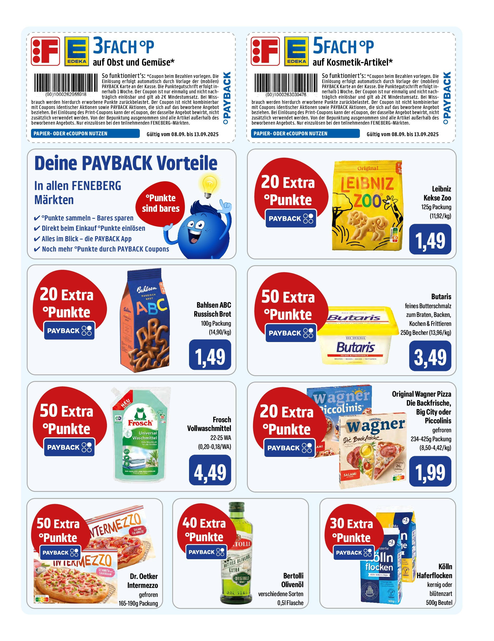 Feneberg - Feneberg: Aktuelle Angebote (ab 10.09.2025) zum Blättern | Seite: 9 | Produkte: Butterschmalz, Olivenol, Brot, Kekse Feneberg - Feneberg: Aktuelle Angebote (ab 10.09.2025) zum Blättern | Seite: 9 | Produkte: Butterschmalz, Olivenol, Brot, Kekse