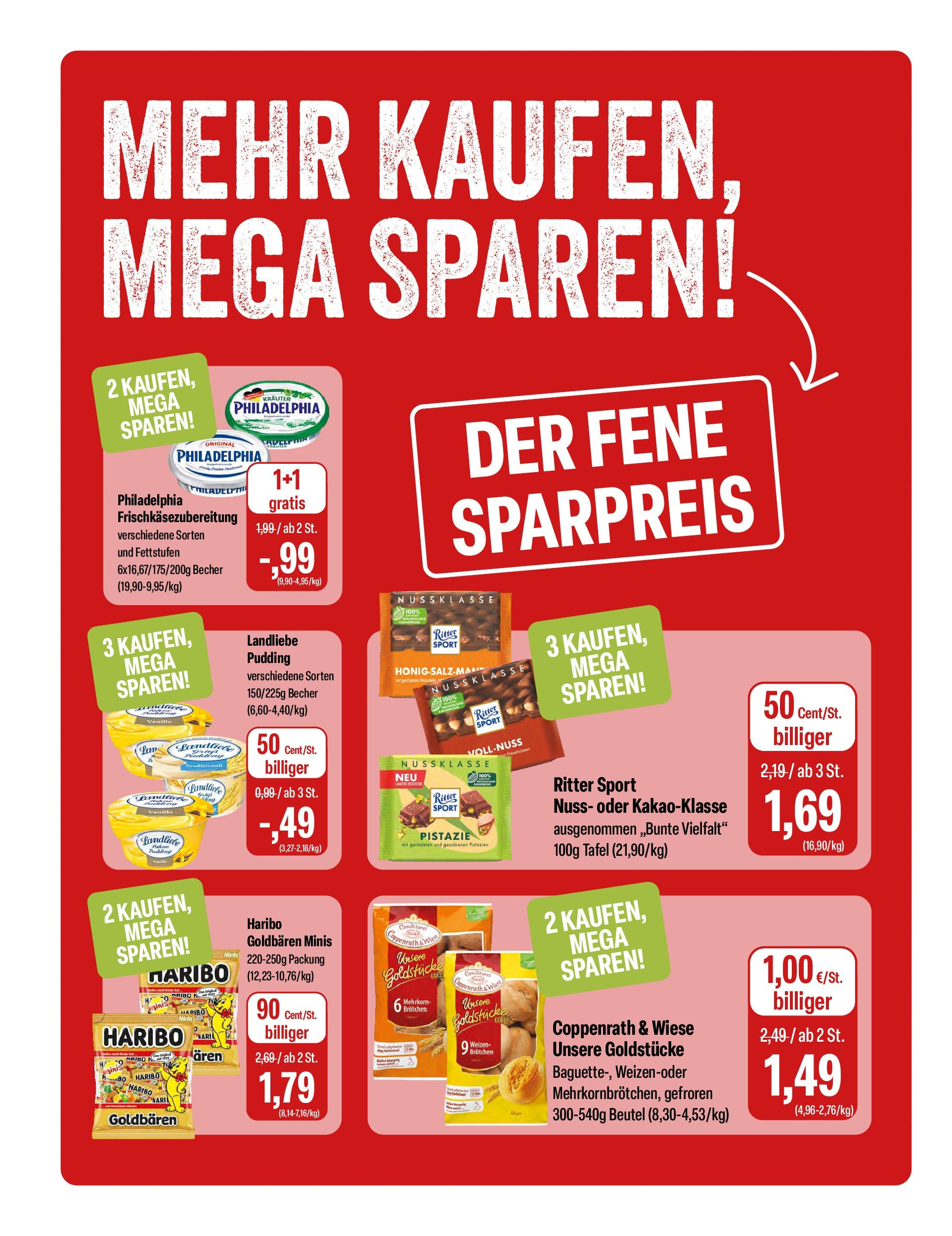 Feneberg - Feneberg: Aktuelle Angebote (ab 10.09.2025) zum Blättern | Seite: 10 | Produkte: Haribo, Philadelphia, Ritter sport, Pudding Feneberg - Feneberg: Aktuelle Angebote (ab 10.09.2025) zum Blättern | Seite: 10 | Produkte: Haribo, Philadelphia, Ritter sport, Pudding