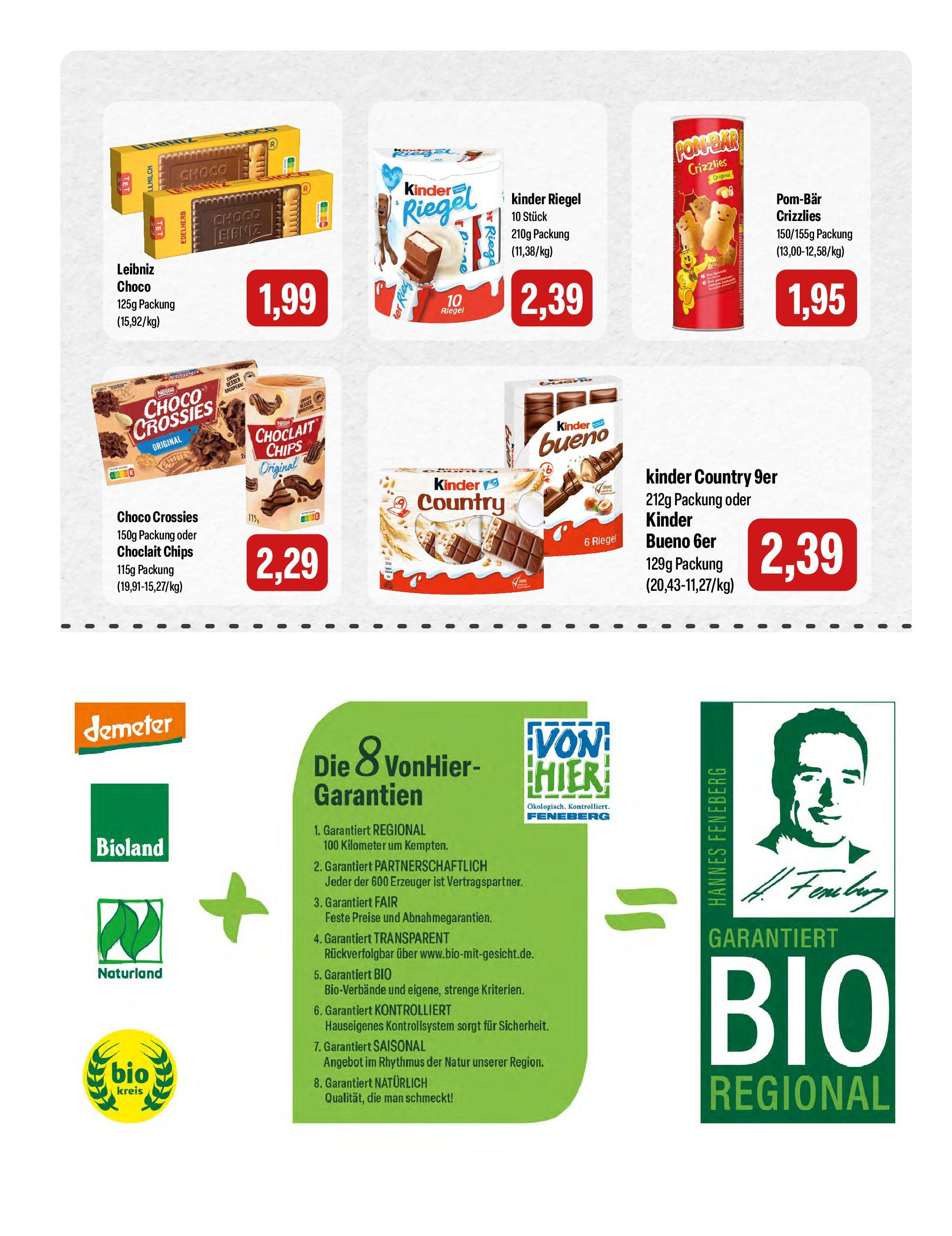 Feneberg - Feneberg: Aktuelle Angebote (ab 10.09.2025) zum Blättern | Seite: 14 | Produkte: Kinder bueno, Kinder riegel, Chips, Kinder country Feneberg - Feneberg: Aktuelle Angebote (ab 10.09.2025) zum Blättern | Seite: 14 | Produkte: Kinder bueno, Kinder riegel, Chips, Kinder country