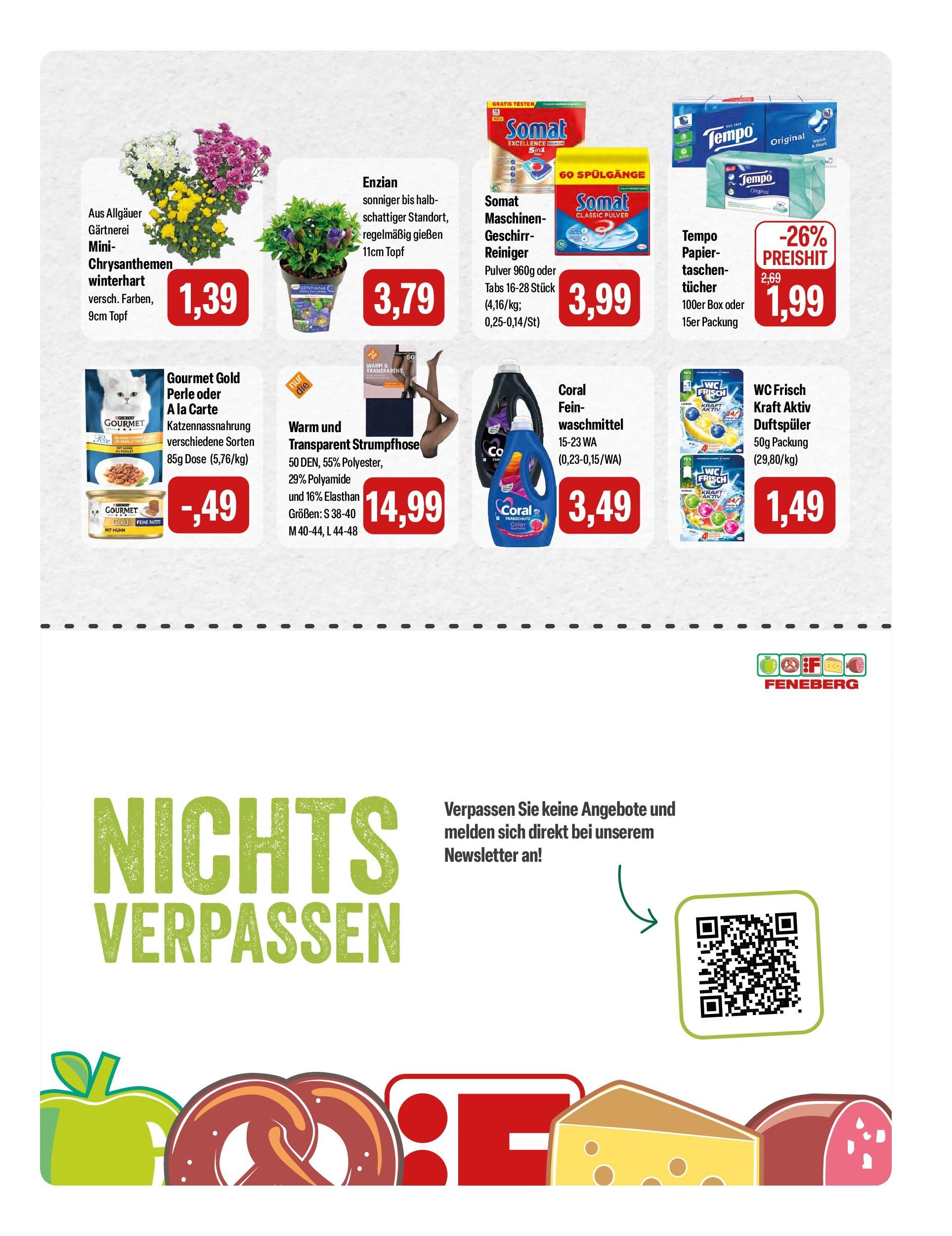 Feneberg - Feneberg: Aktuelle Angebote (ab 10.09.2025) zum Blättern | Seite: 15 | Produkte: Waschmittel, Wc frisch, Tempo, Strumpfhose Feneberg - Feneberg: Aktuelle Angebote (ab 10.09.2025) zum Blättern | Seite: 15 | Produkte: Waschmittel, Wc frisch, Tempo, Strumpfhose