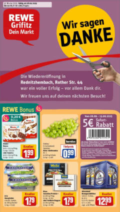 Rewe prospekt Rednitzhembach	 ab 07.09.2025 gültig