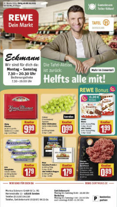 Rewe prospekt Senden	 ab 07.09.2025 gültig