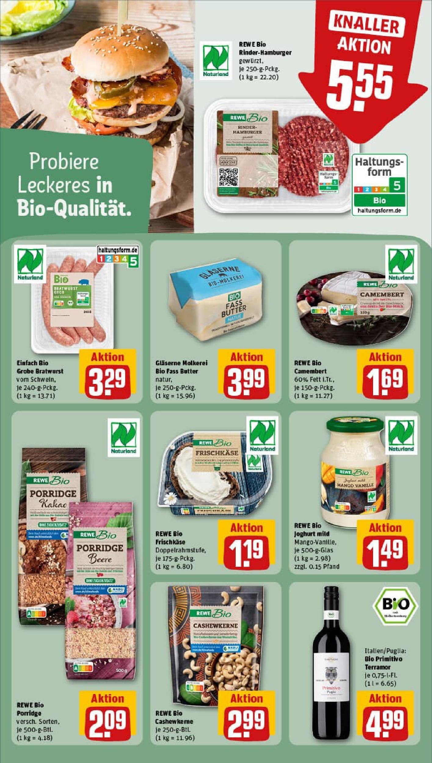 REWE Prospekt ab 07.09.2025 zum Blättern » Angebote | Seite: 12 | Produkte: Butter, Joghurt, Bratwurst, Mango REWE Prospekt ab 07.09.2025 zum Blättern » Angebote | Seite: 12 | Produkte: Butter, Joghurt, Bratwurst, Mango