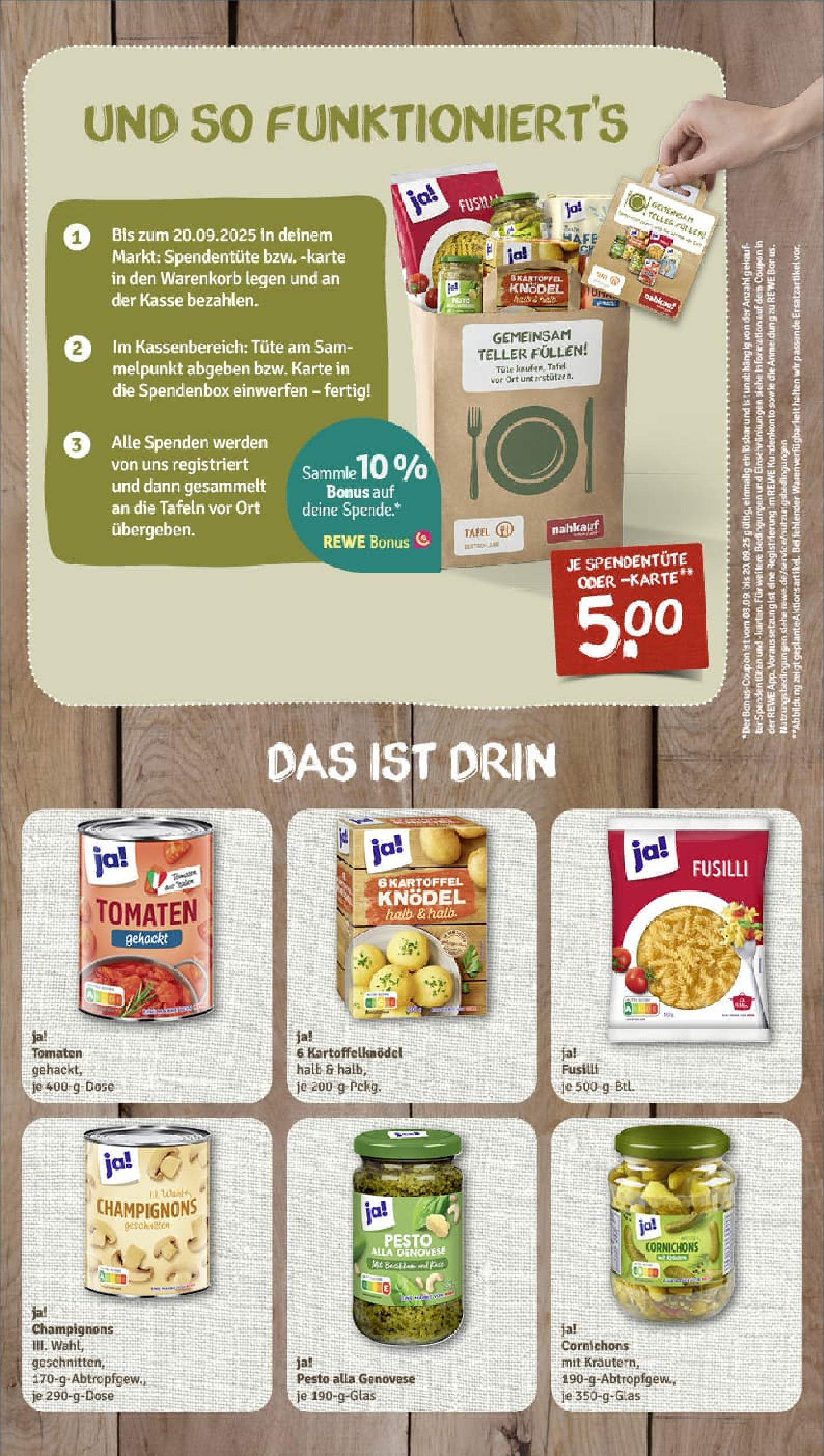 REWE Prospekt ab 07.09.2025 zum Blättern » Angebote | Seite: 6 | Produkte: Tomaten, Champignons REWE Prospekt ab 07.09.2025 zum Blättern » Angebote | Seite: 6 | Produkte: Tomaten, Champignons