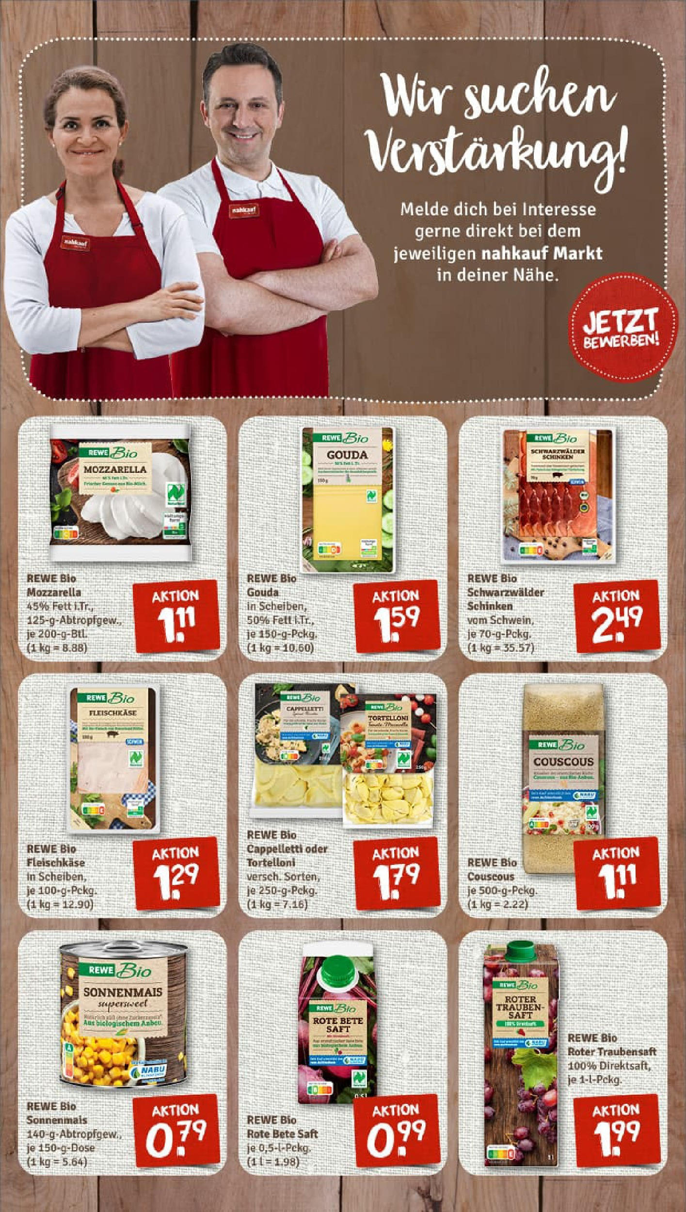 REWE Prospekt ab 07.09.2025 zum Blättern » Angebote | Seite: 7 | Produkte: Trauben, Mozzarella, Schinken, Saft
