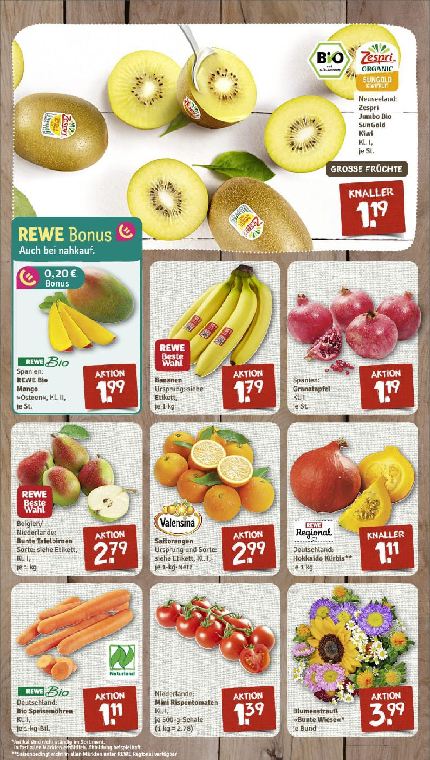 REWE Prospekt ab 07.09.2025 zum Blättern » Angebote | Seite: 3 | Produkte: Granatapfel, Valensina, Mango, Kürbis REWE Prospekt ab 07.09.2025 zum Blättern » Angebote | Seite: 3 | Produkte: Granatapfel, Valensina, Mango, Kürbis