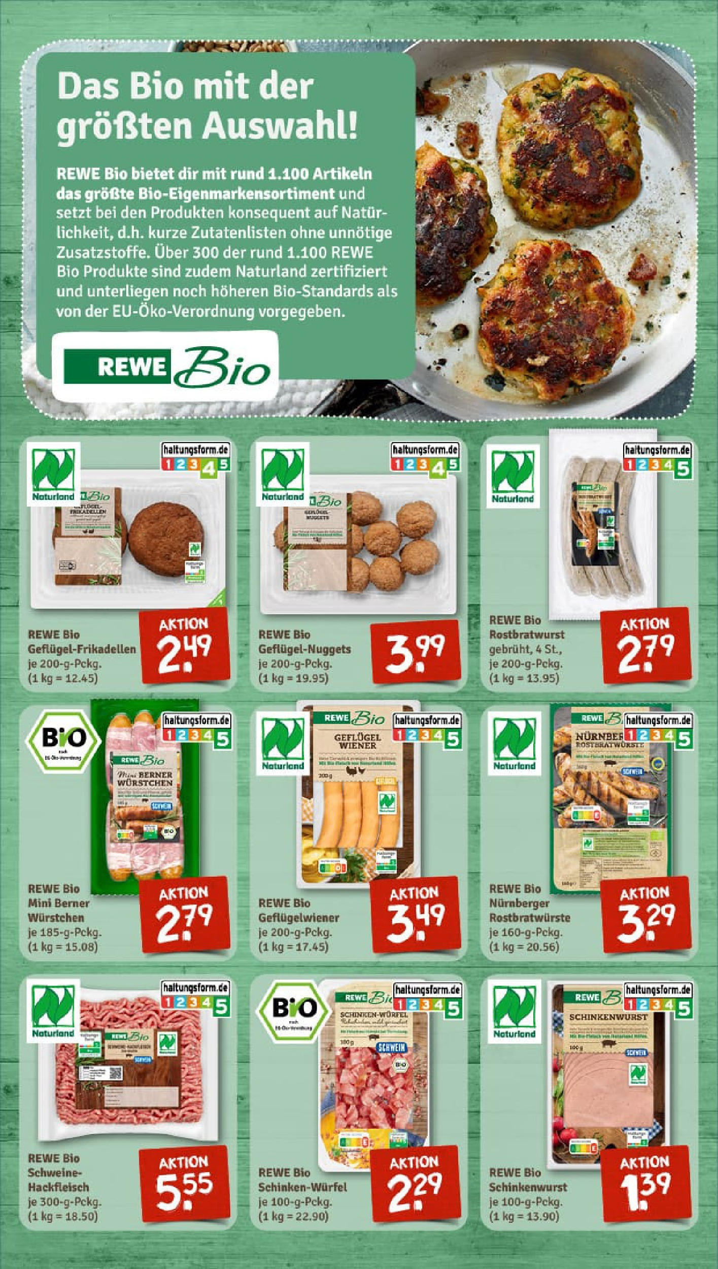 REWE Prospekt ab 07.09.2025 zum Blättern » Angebote | Seite: 9 | Produkte: Hackfleisch