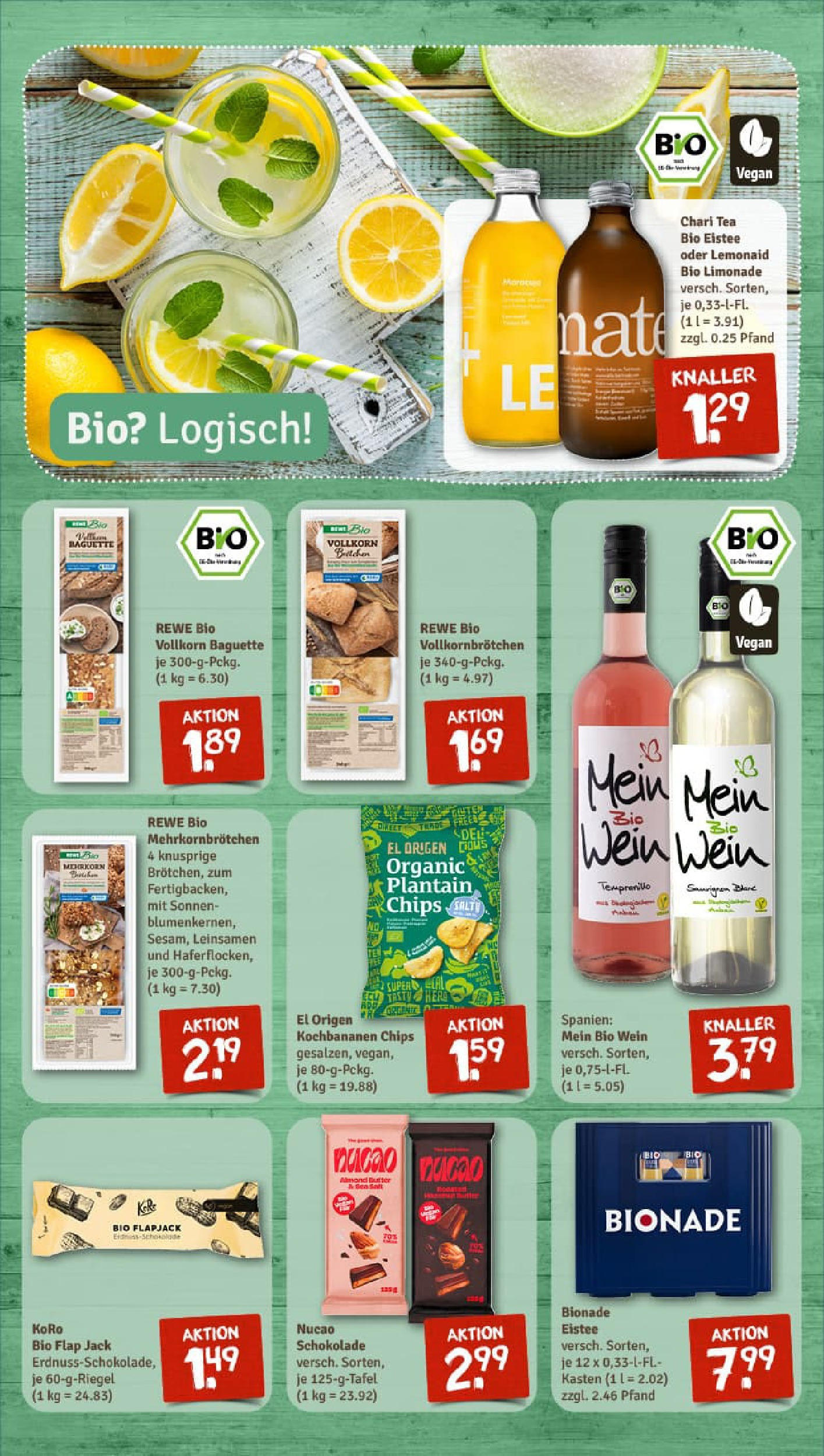 REWE Prospekt ab 07.09.2025 zum Blättern » Angebote | Seite: 11 | Produkte: Butter, Bionade, Wein, Chips