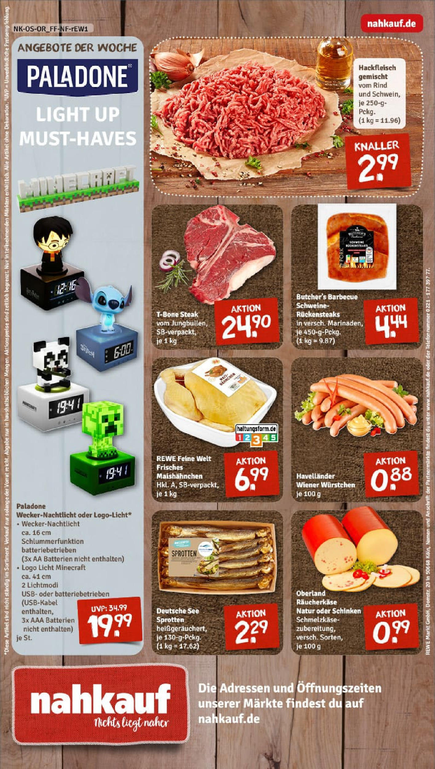 REWE Prospekt ab 07.09.2025 zum Blättern » Angebote | Seite: 12 | Produkte: USB, Wiener wurstchen, Batterien, Steak