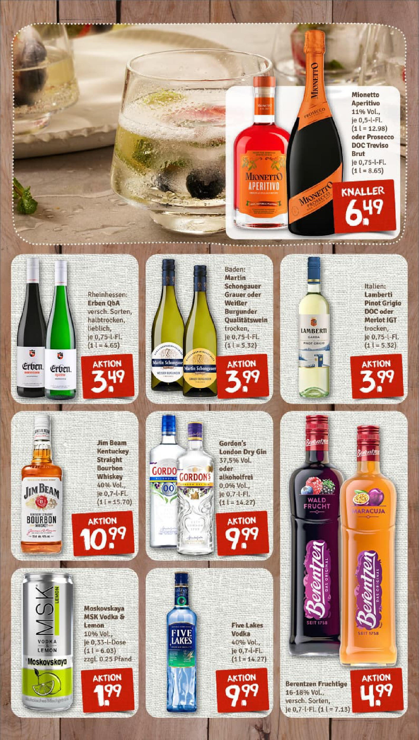 REWE Prospekt ab 07.09.2025 zum Blättern » Angebote | Seite: 10 | Produkte: Merlot, Prosecco, Vodka, Whiskey