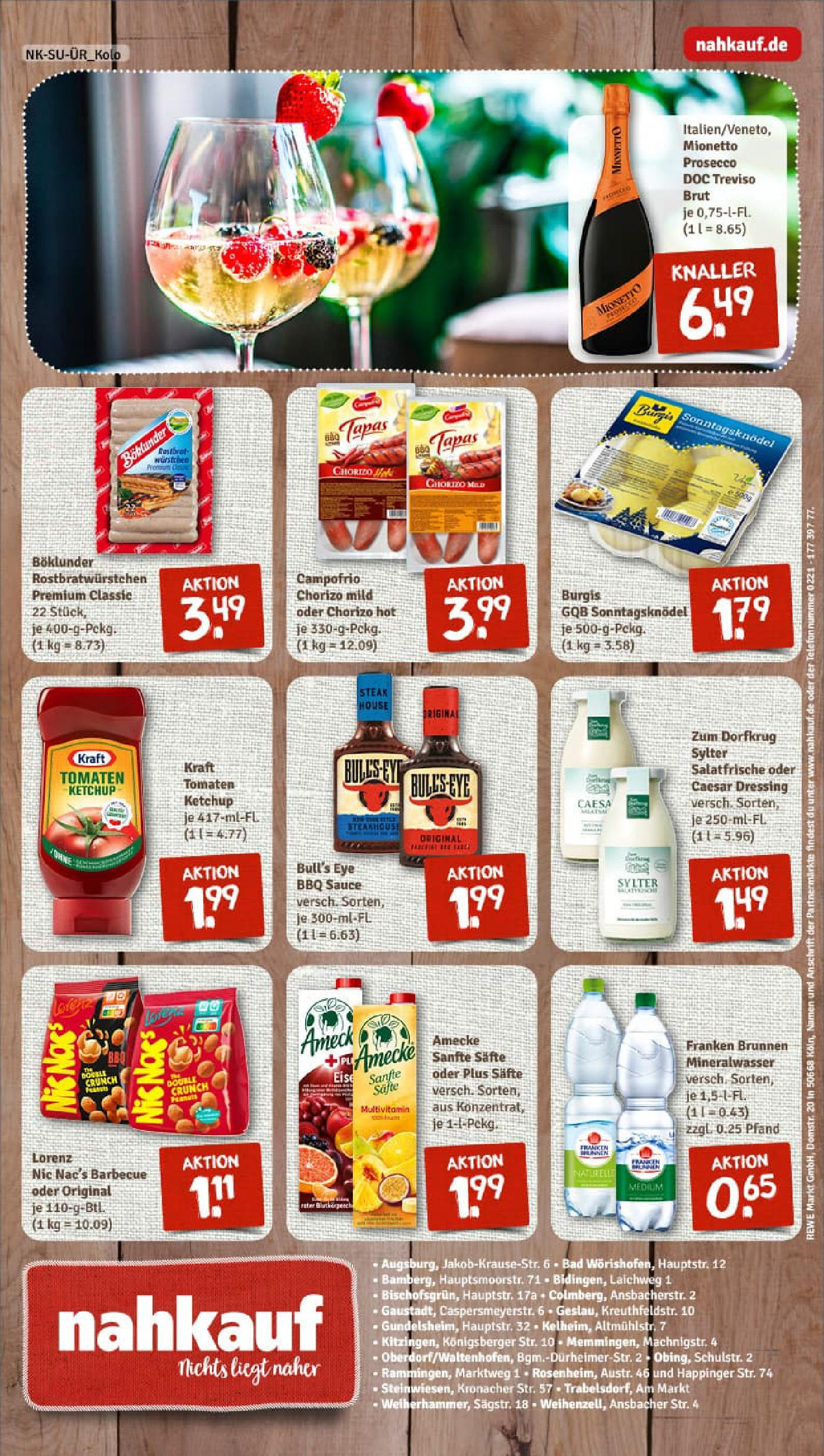 REWE Prospekt ab 07.09.2025 zum Blättern » Angebote | Seite: 8 | Produkte: Bad, Mineralwasser, Steak, Ketchup REWE Prospekt ab 07.09.2025 zum Blättern » Angebote | Seite: 8 | Produkte: Bad, Mineralwasser, Steak, Ketchup