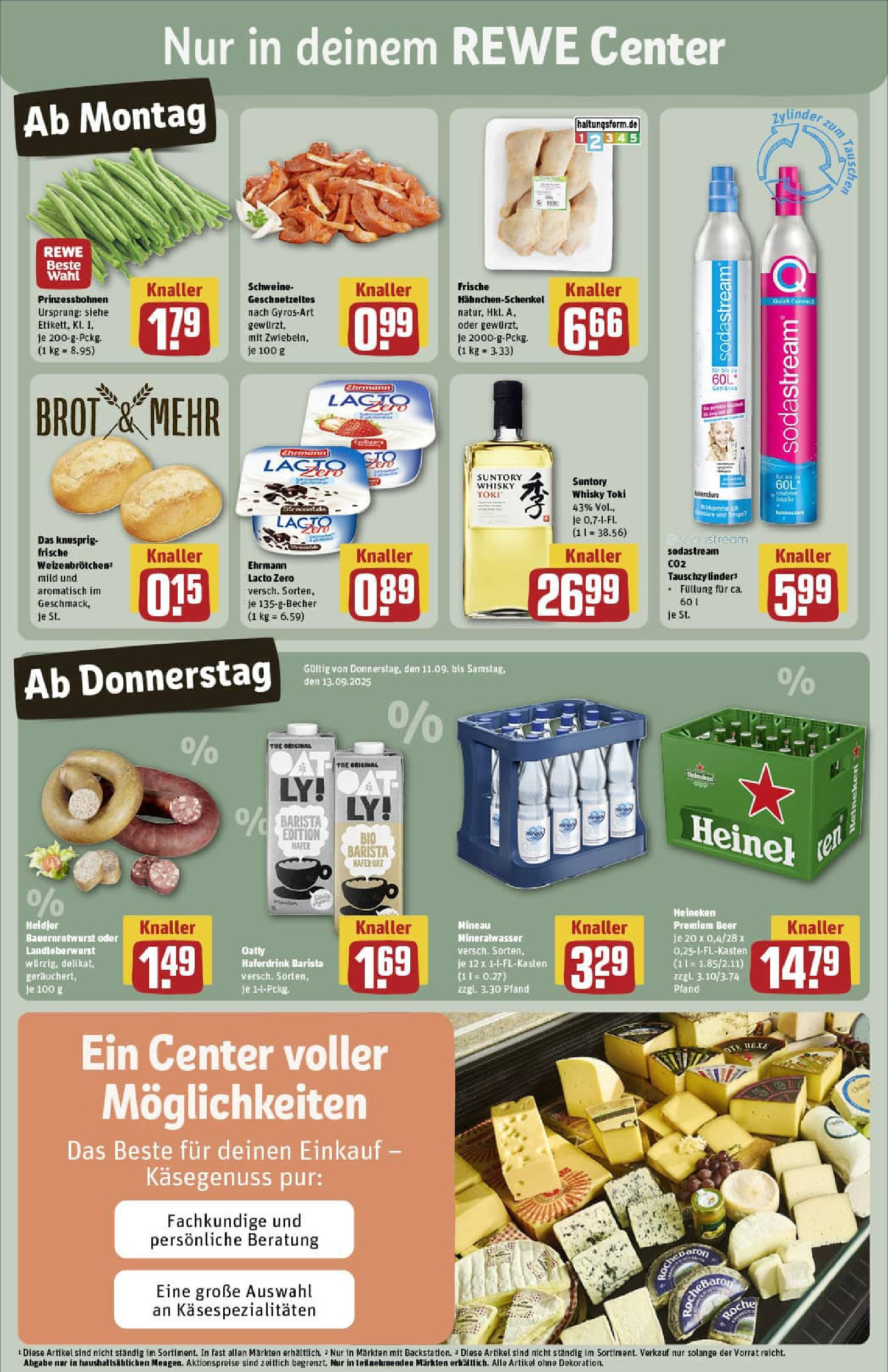 REWE Prospekt ab 07.09.2025 zum Blättern » Angebote | Seite: 3 | Produkte: Whisky, Mineralwasser, Brot, Sodastream REWE Prospekt ab 07.09.2025 zum Blättern » Angebote | Seite: 3 | Produkte: Whisky, Mineralwasser, Brot, Sodastream