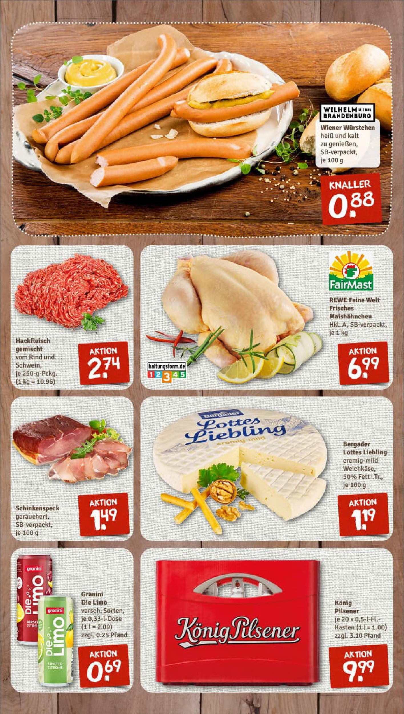 REWE Prospekt ab 07.09.2025 zum Blättern » Angebote | Seite: 7 | Produkte: Wiener wurstchen, Zitrone, Limette, Hackfleisch REWE Prospekt ab 07.09.2025 zum Blättern » Angebote | Seite: 7 | Produkte: Wiener wurstchen, Zitrone, Limette, Hackfleisch