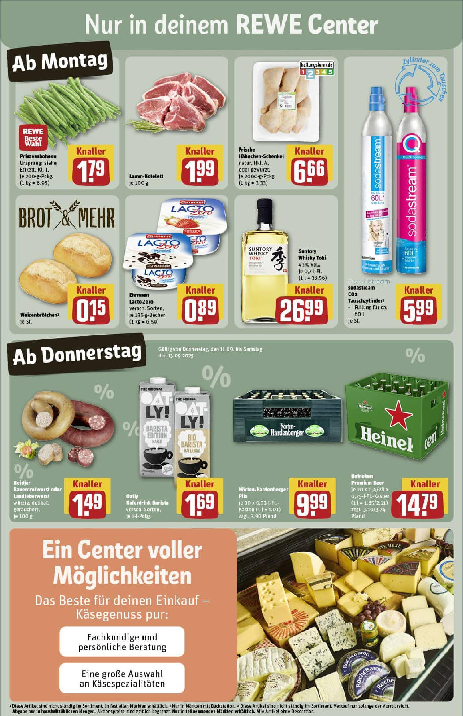 REWE Prospekt ab 07.09.2025 zum Blättern » Angebote | Seite: 3 | Produkte: Whisky, Hahnchenschenkel, Oatly, Brot REWE Prospekt ab 07.09.2025 zum Blättern » Angebote | Seite: 3 | Produkte: Whisky, Hahnchenschenkel, Oatly, Brot
