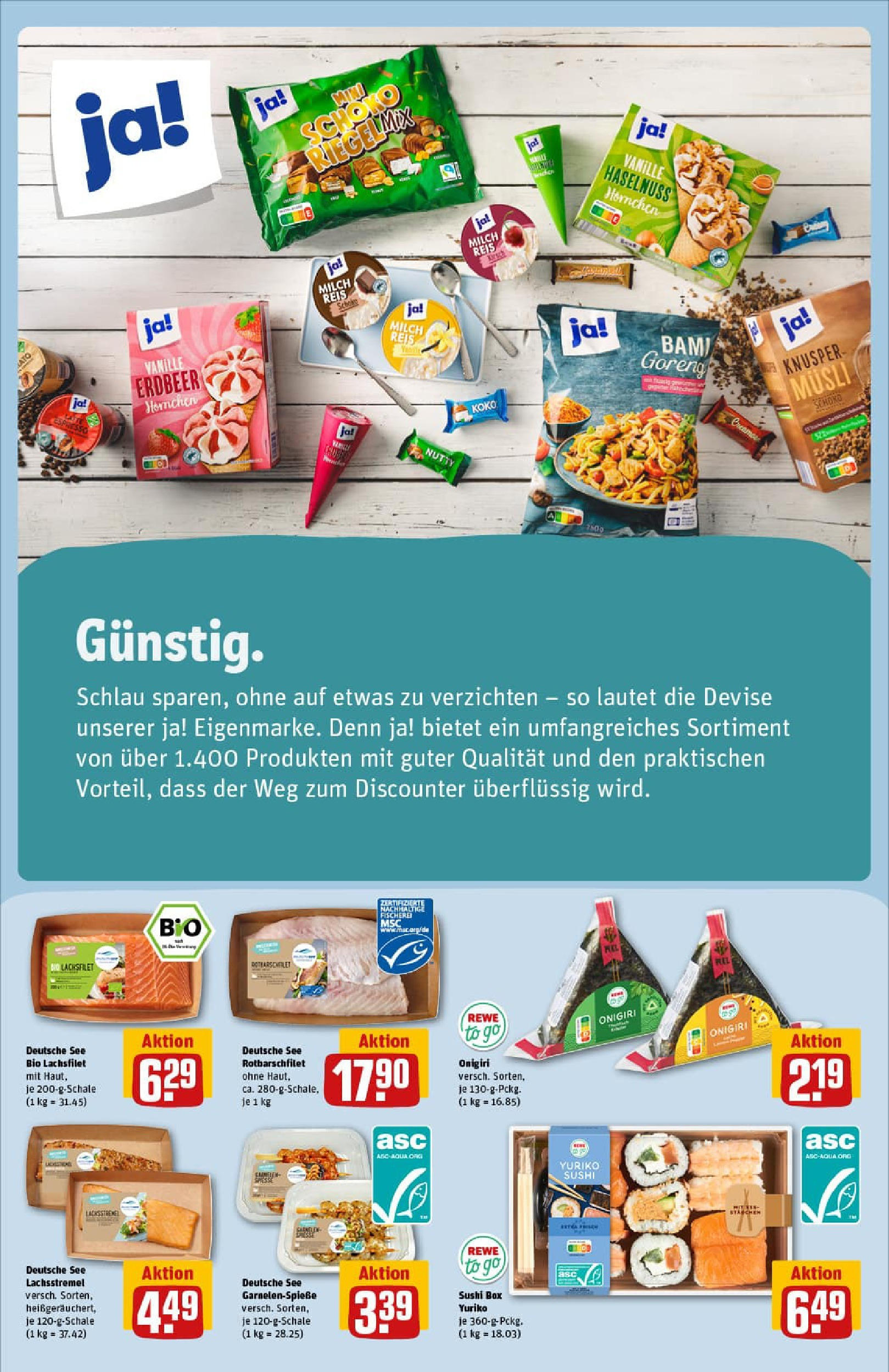 REWE Prospekt ab 07.09.2025 zum Blättern » Angebote | Seite: 12 | Produkte: Musli, Milch, Box, Reis