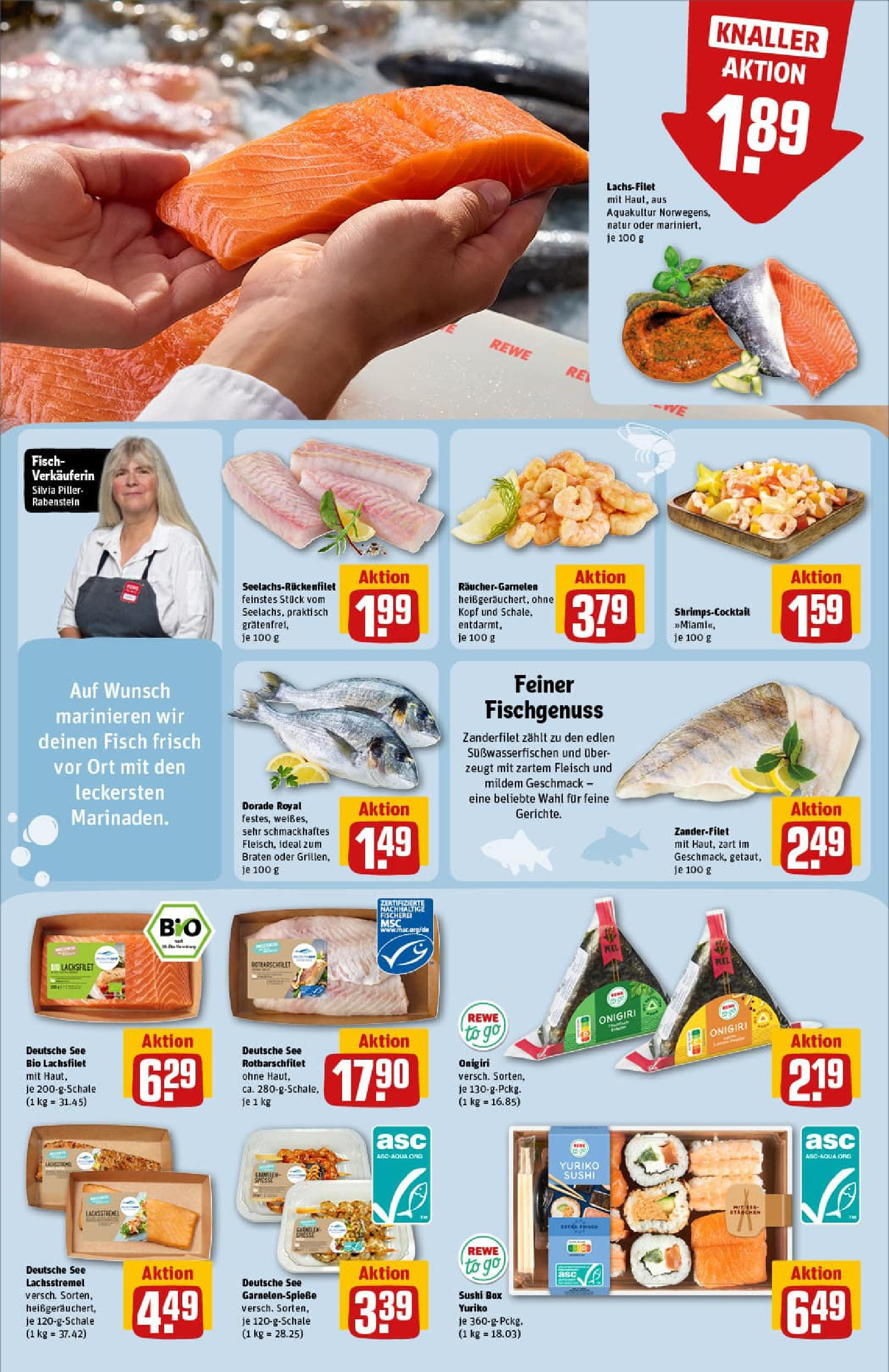 REWE Prospekt ab 07.09.2025 zum Blättern » Angebote | Seite: 14 | Produkte: Dorade, Box, Fisch, Fleisch REWE Prospekt ab 07.09.2025 zum Blättern » Angebote | Seite: 14 | Produkte: Dorade, Box, Fisch, Fleisch