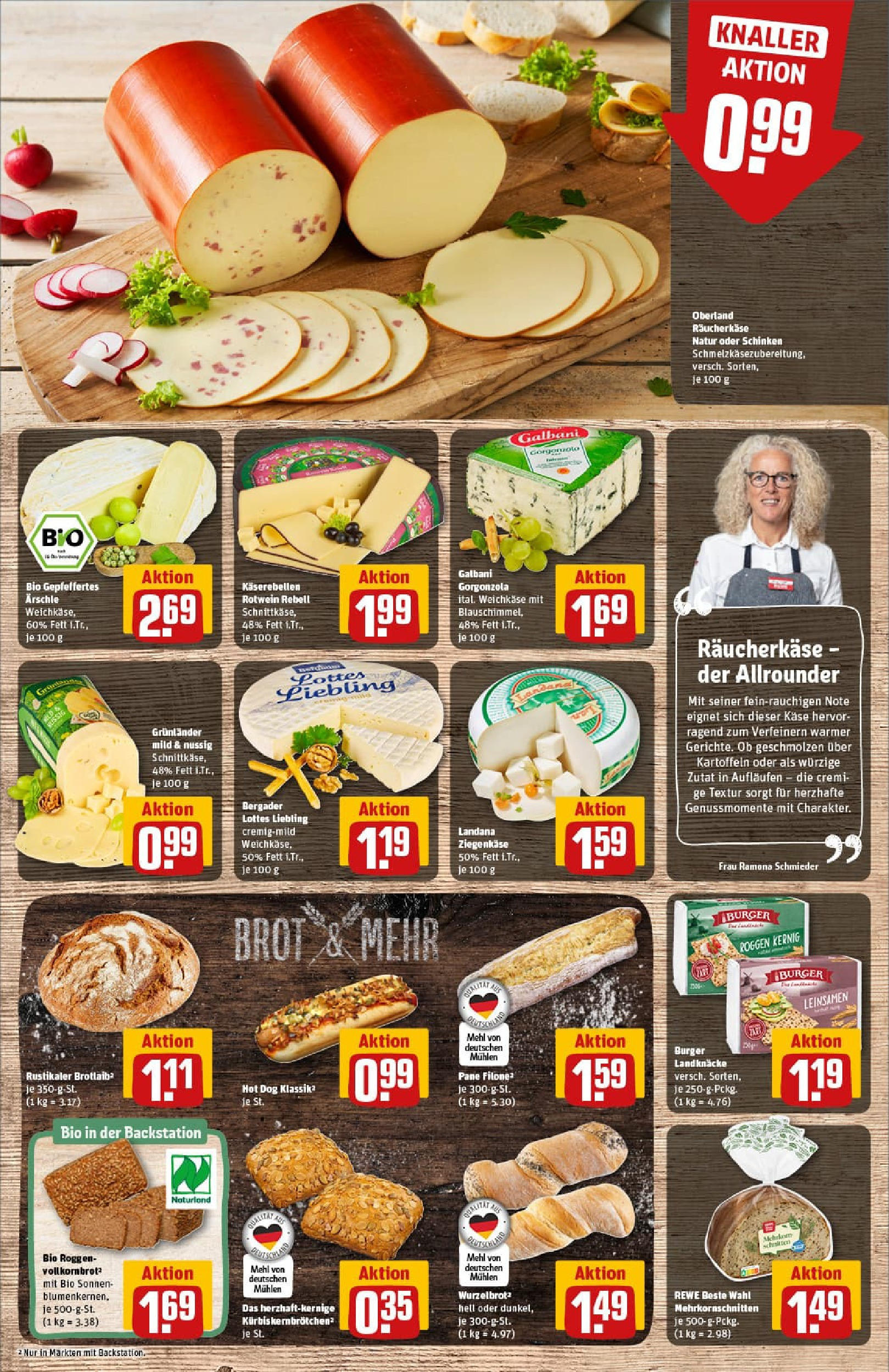 REWE Prospekt ab 07.09.2025 zum Blättern » Angebote | Seite: 11 | Produkte: Käse, Rotwein, Kartoffeln, Brot