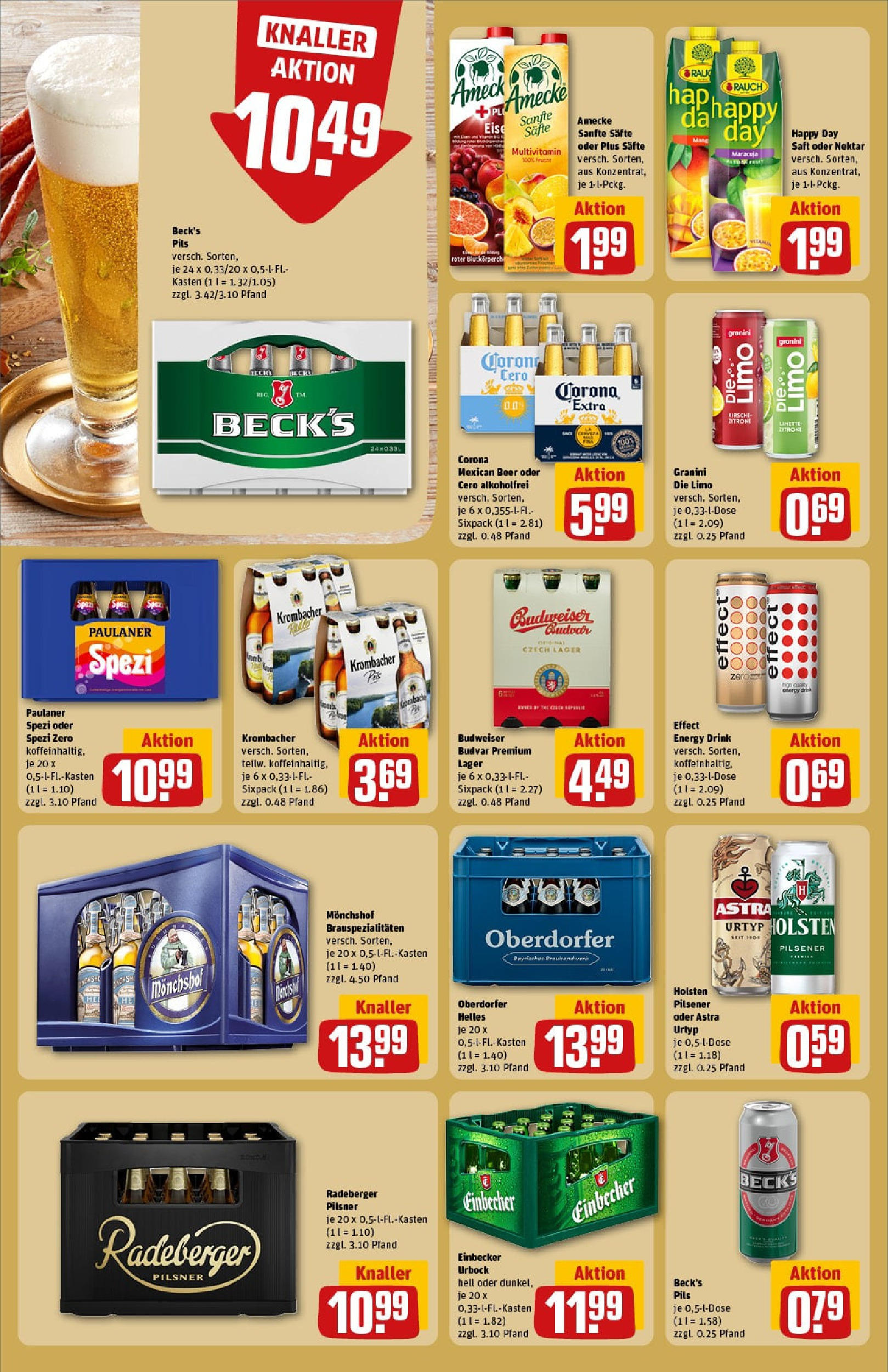 REWE Prospekt ab 07.09.2025 zum Blättern » Angebote | Seite: 20 | Produkte: Energy, Astra, Granini, Saft