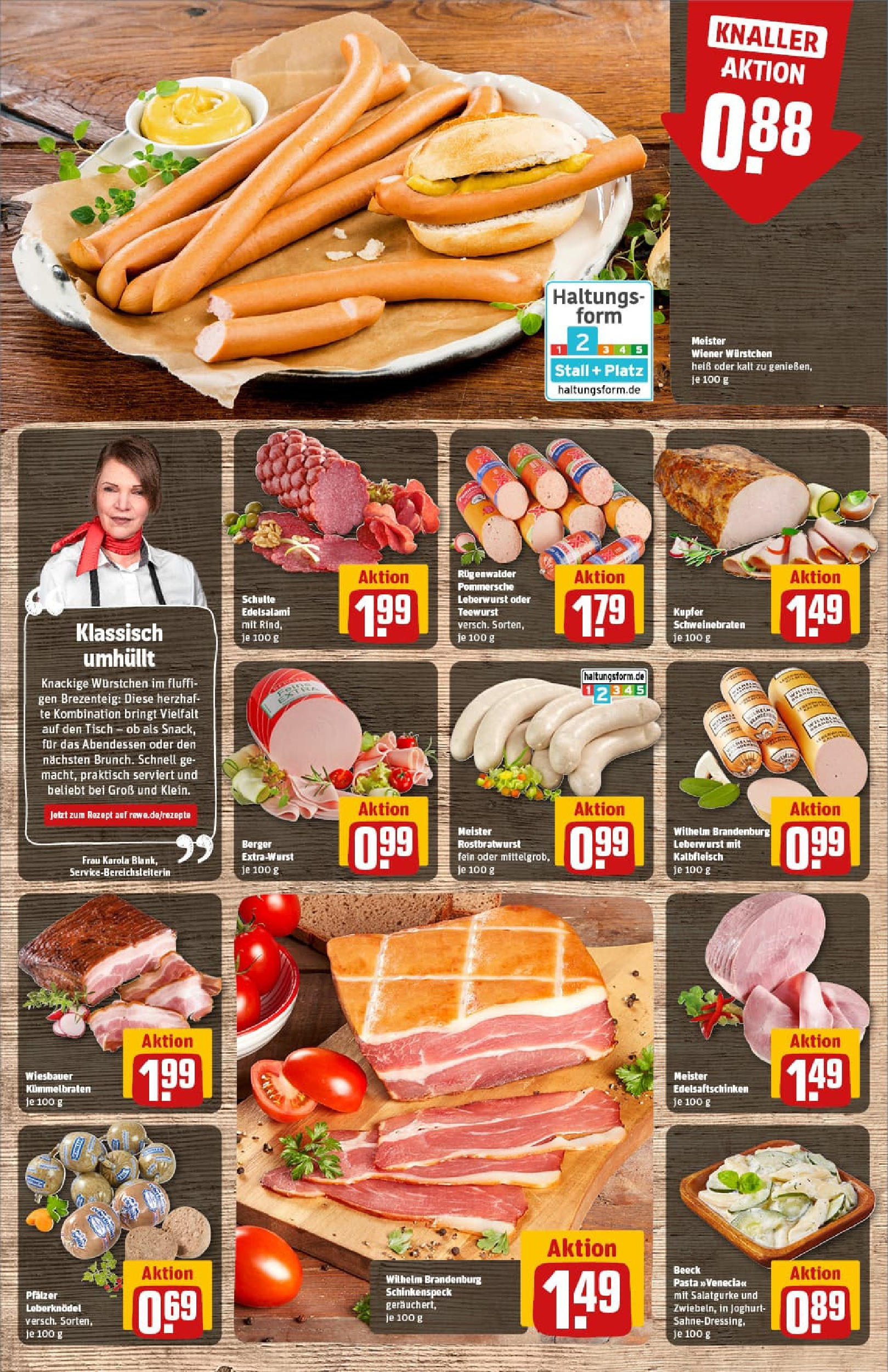 REWE Prospekt ab 07.09.2025 zum Blättern » Angebote | Seite: 12 | Produkte: Joghurt, Tisch, Pasta, Salami