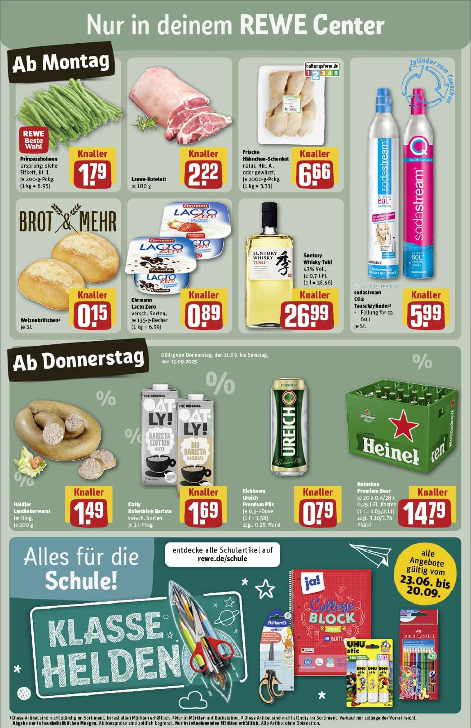 REWE Prospekt ab 07.09.2025 zum Blättern » Angebote | Seite: 3 | Produkte: Whisky, Hahnchenschenkel, Pils, Oatly REWE Prospekt ab 07.09.2025 zum Blättern » Angebote | Seite: 3 | Produkte: Whisky, Hahnchenschenkel, Pils, Oatly