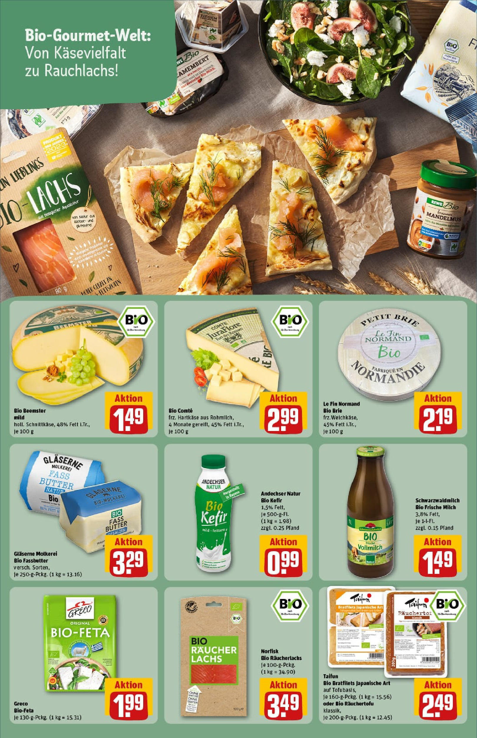 REWE Prospekt ab 07.09.2025 zum Blättern » Angebote | Seite: 23 | Produkte: Kefir, Feta, Milch, Butter