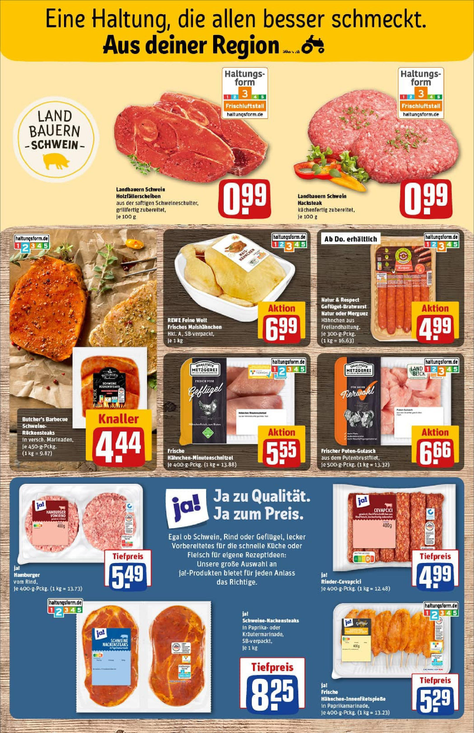 REWE Prospekt ab 07.09.2025 zum Blättern » Angebote | Seite: 10 | Produkte: Nackensteaks, Küche, Burger, Steak