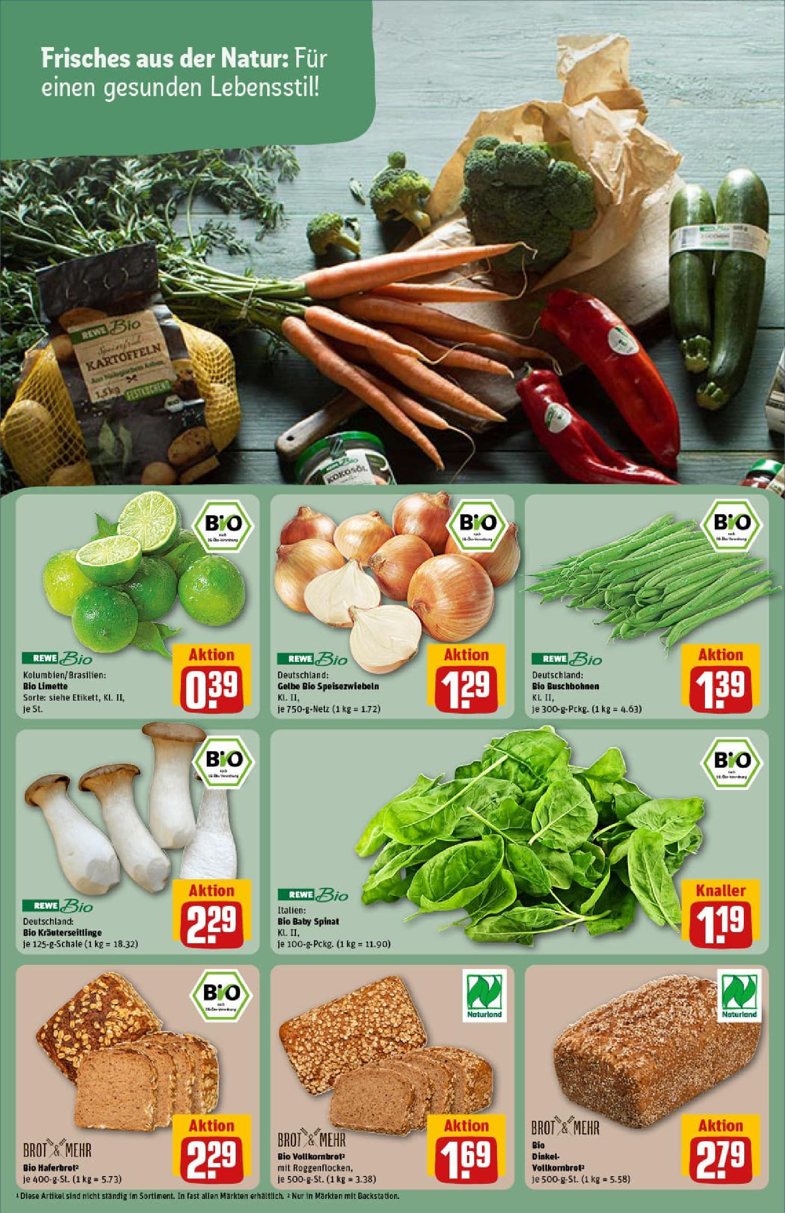 REWE Prospekt ab 07.09.2025 zum Blättern » Angebote | Seite: 25 | Produkte: Vollkornbrot, Kartoffeln, Limette, Brot