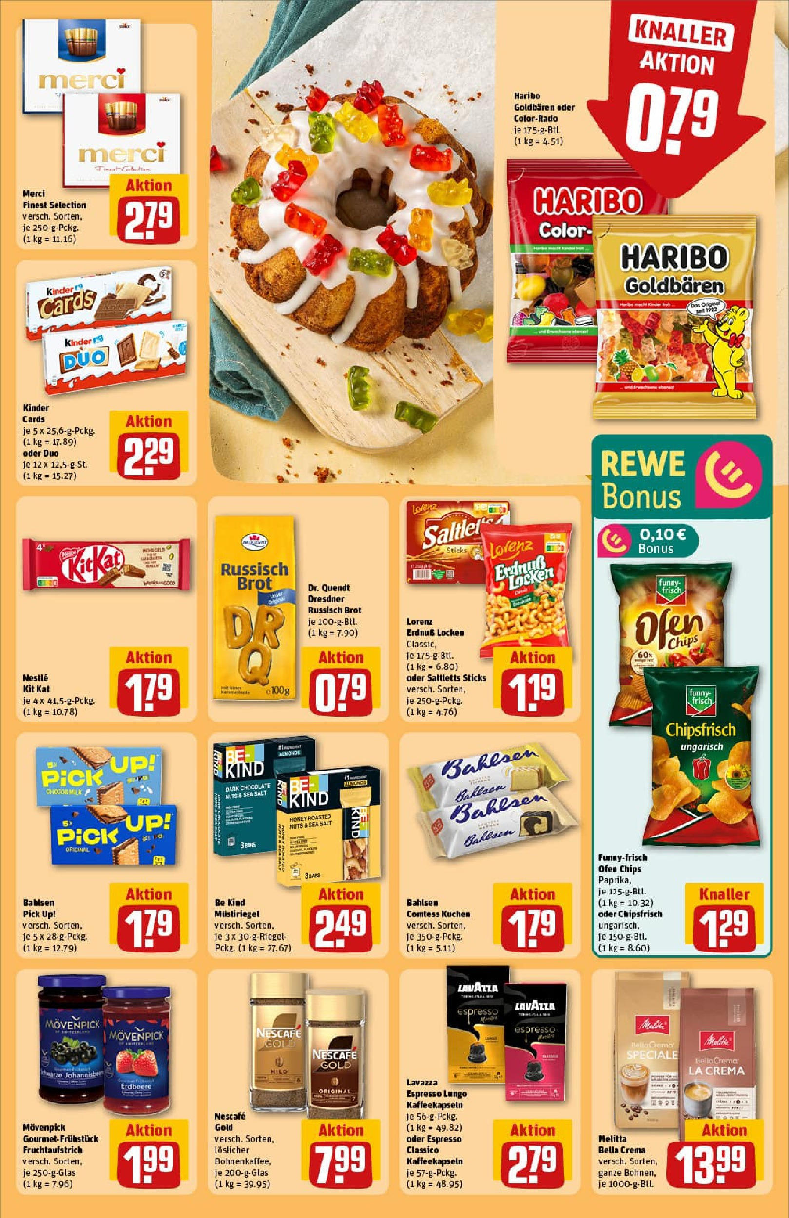 REWE Prospekt ab 07.09.2025 zum Blättern » Angebote | Seite: 27 | Produkte: Merci, Haribo, Funny frisch, Brot REWE Prospekt ab 07.09.2025 zum Blättern » Angebote | Seite: 27 | Produkte: Merci, Haribo, Funny frisch, Brot
