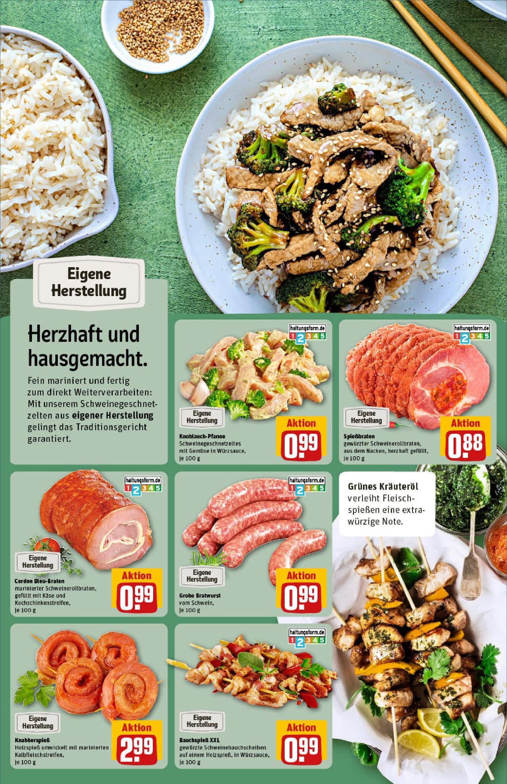 REWE Prospekt ab 07.09.2025 zum Blättern » Angebote | Seite: 14 | Produkte: Käse, Bratwurst, Gemüse, Fleisch