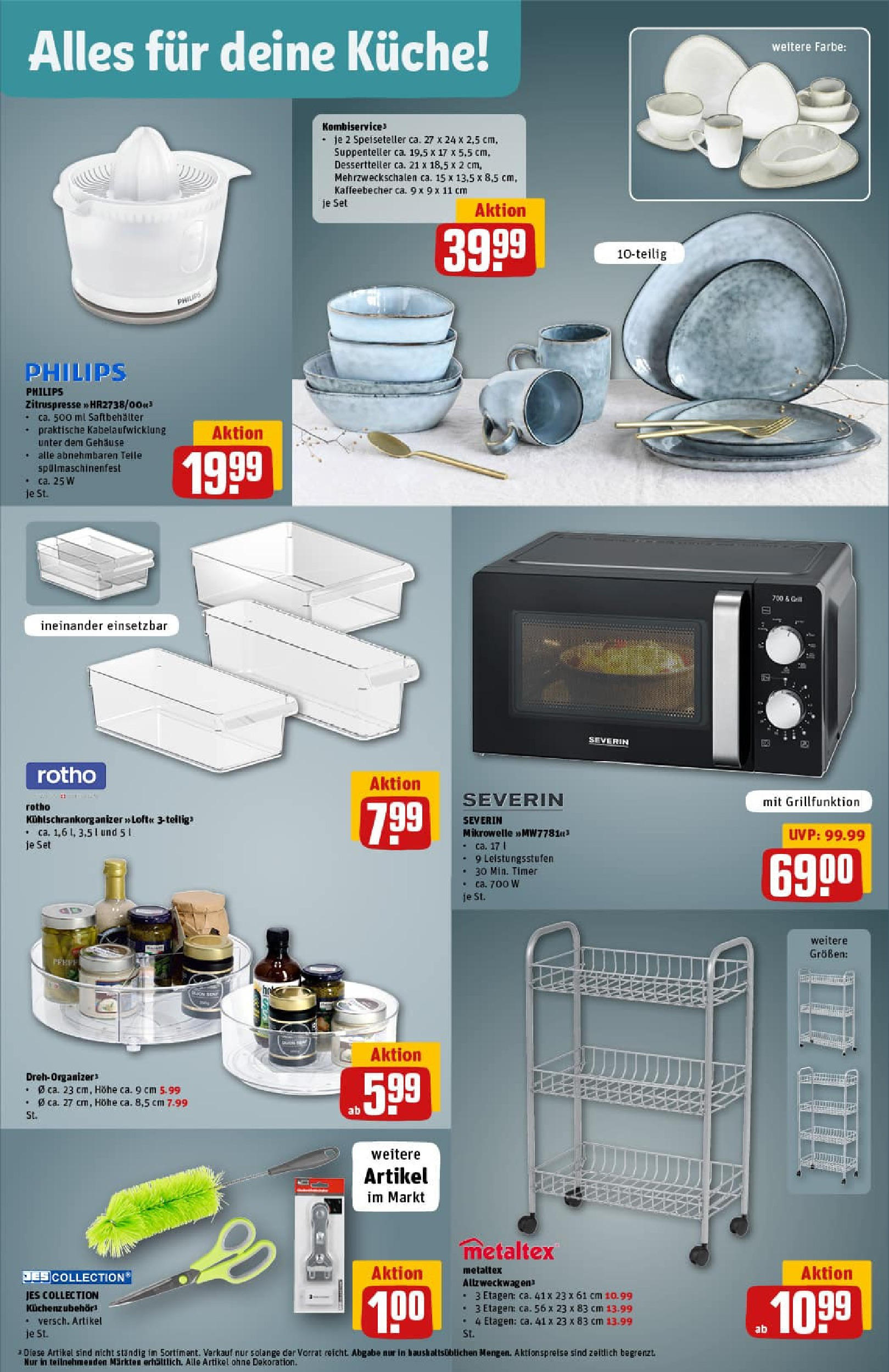 REWE Prospekt ab 07.09.2025 zum Blättern » Angebote | Seite: 30 | Produkte: Philips, Mikrowelle, Küche