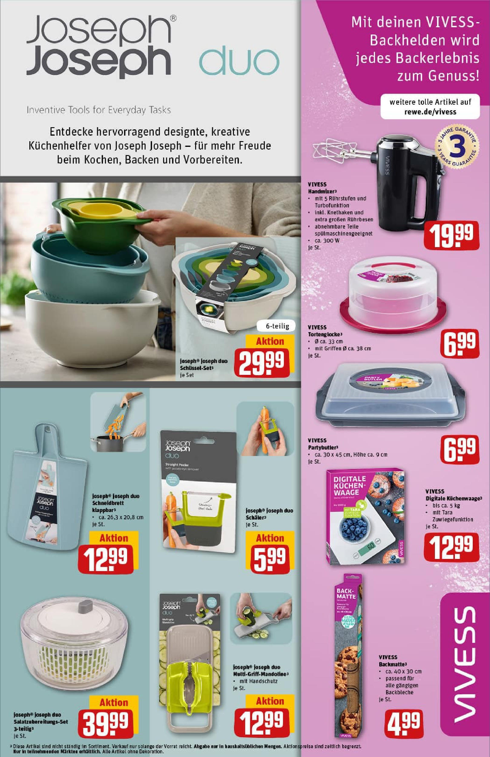 REWE Prospekt ab 07.09.2025 zum Blättern » Angebote | Seite: 32 | Produkte: Rührbesen, Handmixer, Kuchen
