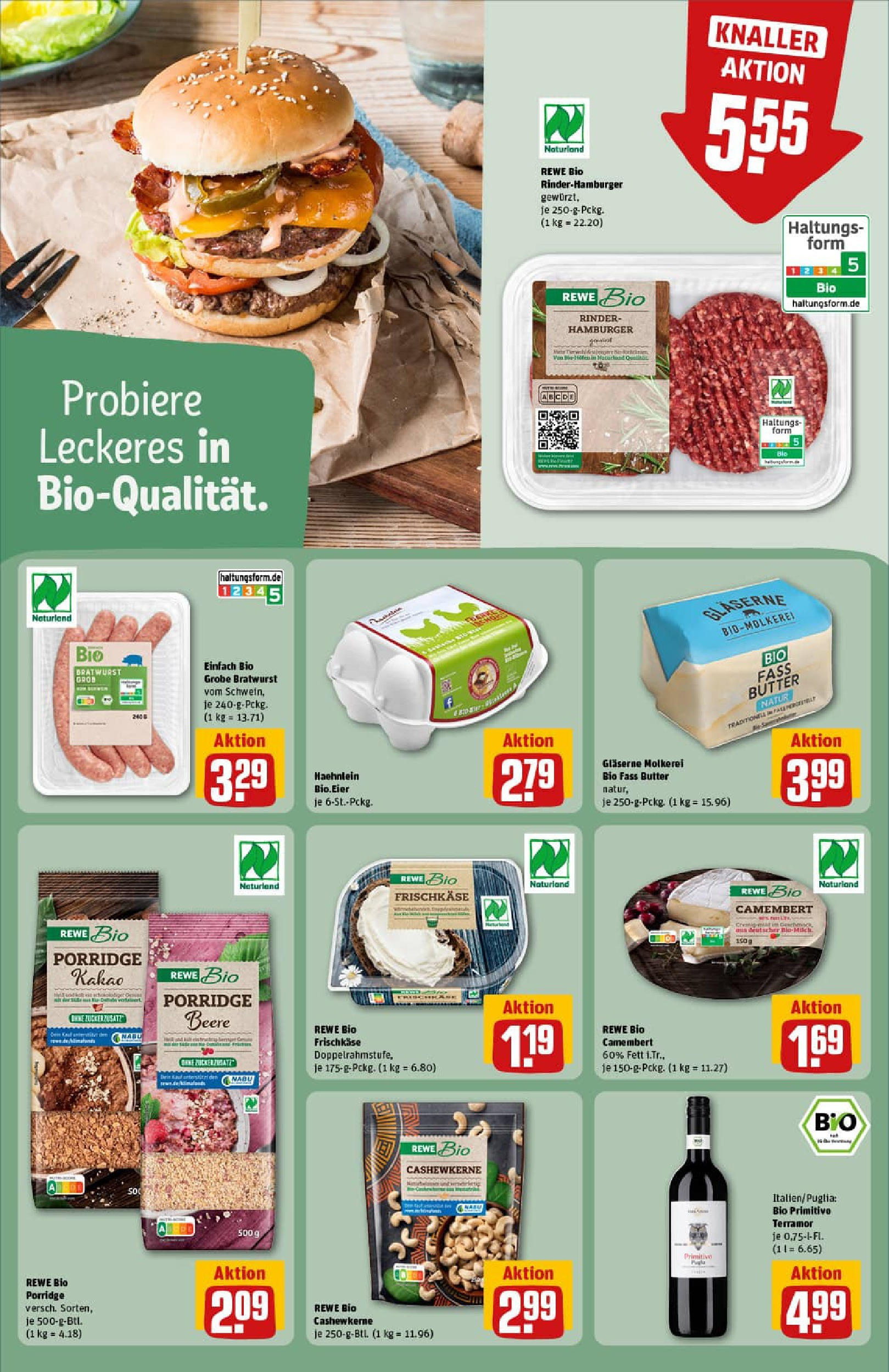 REWE Prospekt ab 07.09.2025 zum Blättern » Angebote | Seite: 20 | Produkte: Butter, Bratwurst, Frischkase REWE Prospekt ab 07.09.2025 zum Blättern » Angebote | Seite: 20 | Produkte: Butter, Bratwurst, Frischkase