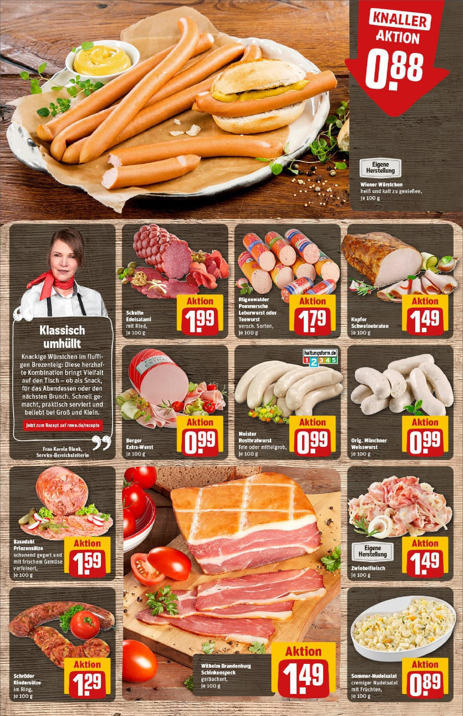 REWE Prospekt ab 07.09.2025 zum Blättern » Angebote | Seite: 12 | Produkte: Tisch, Weißwurst, Gemüse, Pasta REWE Prospekt ab 07.09.2025 zum Blättern » Angebote | Seite: 12 | Produkte: Tisch, Weißwurst, Gemüse, Pasta