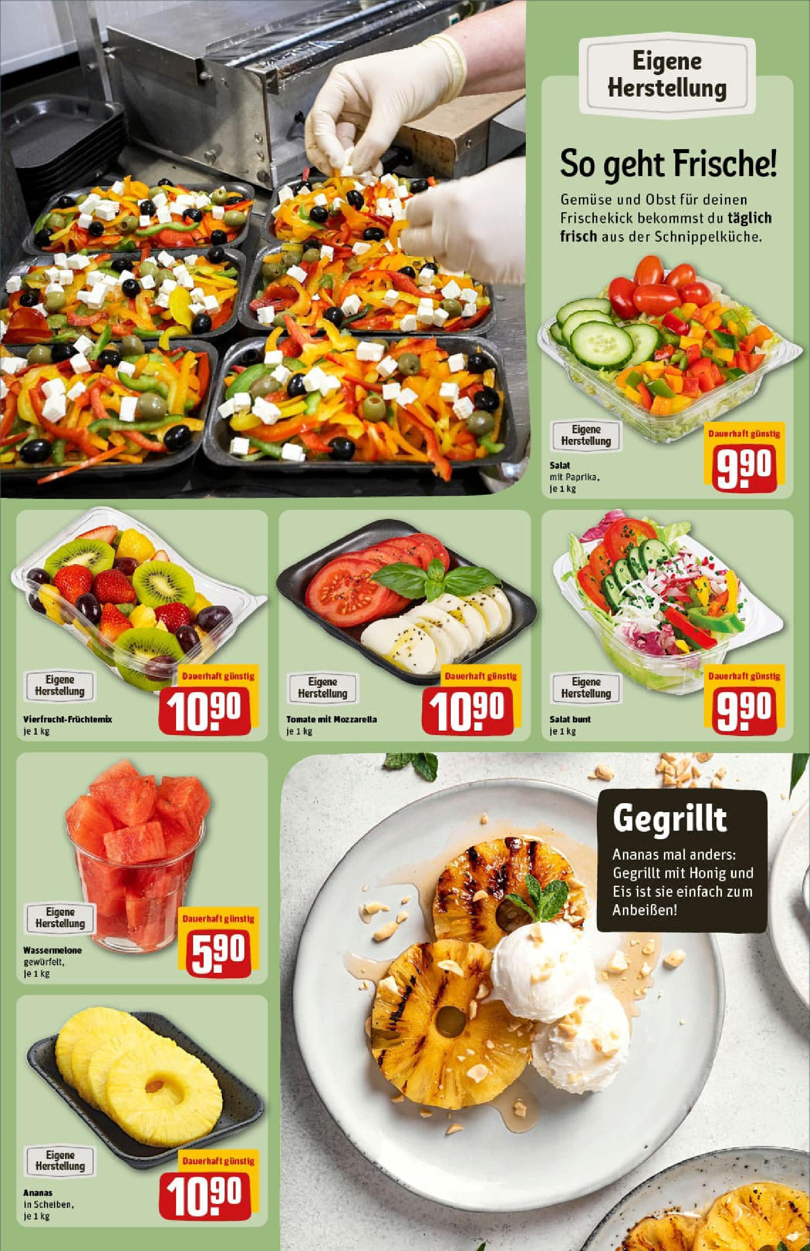 REWE Prospekt ab 07.09.2025 zum Blättern » Angebote | Seite: 15 | Produkte: Mozzarella, Ananas, Gemüse, Eis REWE Prospekt ab 07.09.2025 zum Blättern » Angebote | Seite: 15 | Produkte: Mozzarella, Ananas, Gemüse, Eis