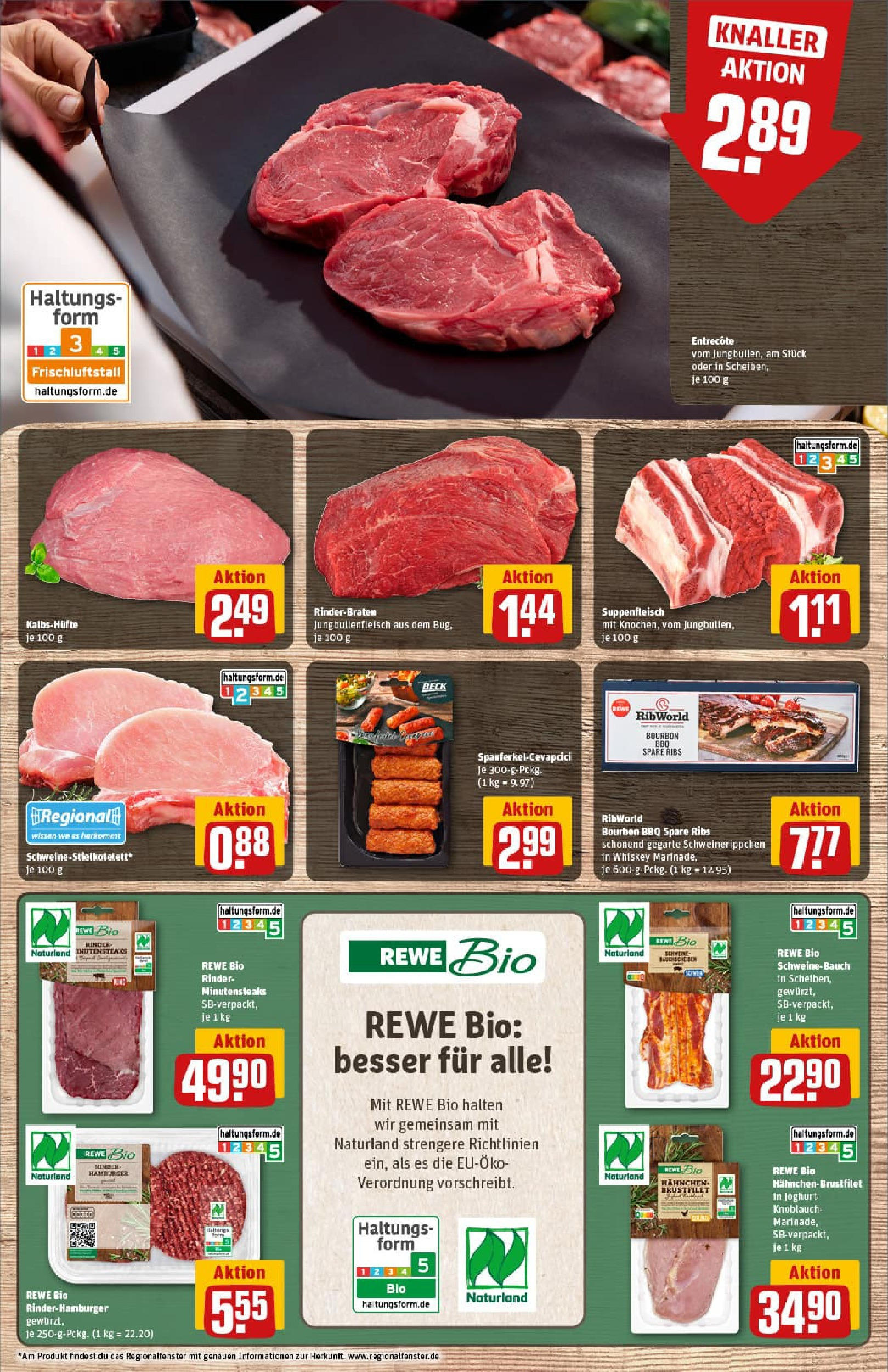REWE Prospekt ab 07.09.2025 zum Blättern » Angebote | Seite: 9 | Produkte: Schweinebauch, Spare ribs, Entrecote, Whiskey REWE Prospekt ab 07.09.2025 zum Blättern » Angebote | Seite: 9 | Produkte: Schweinebauch, Spare ribs, Entrecote, Whiskey