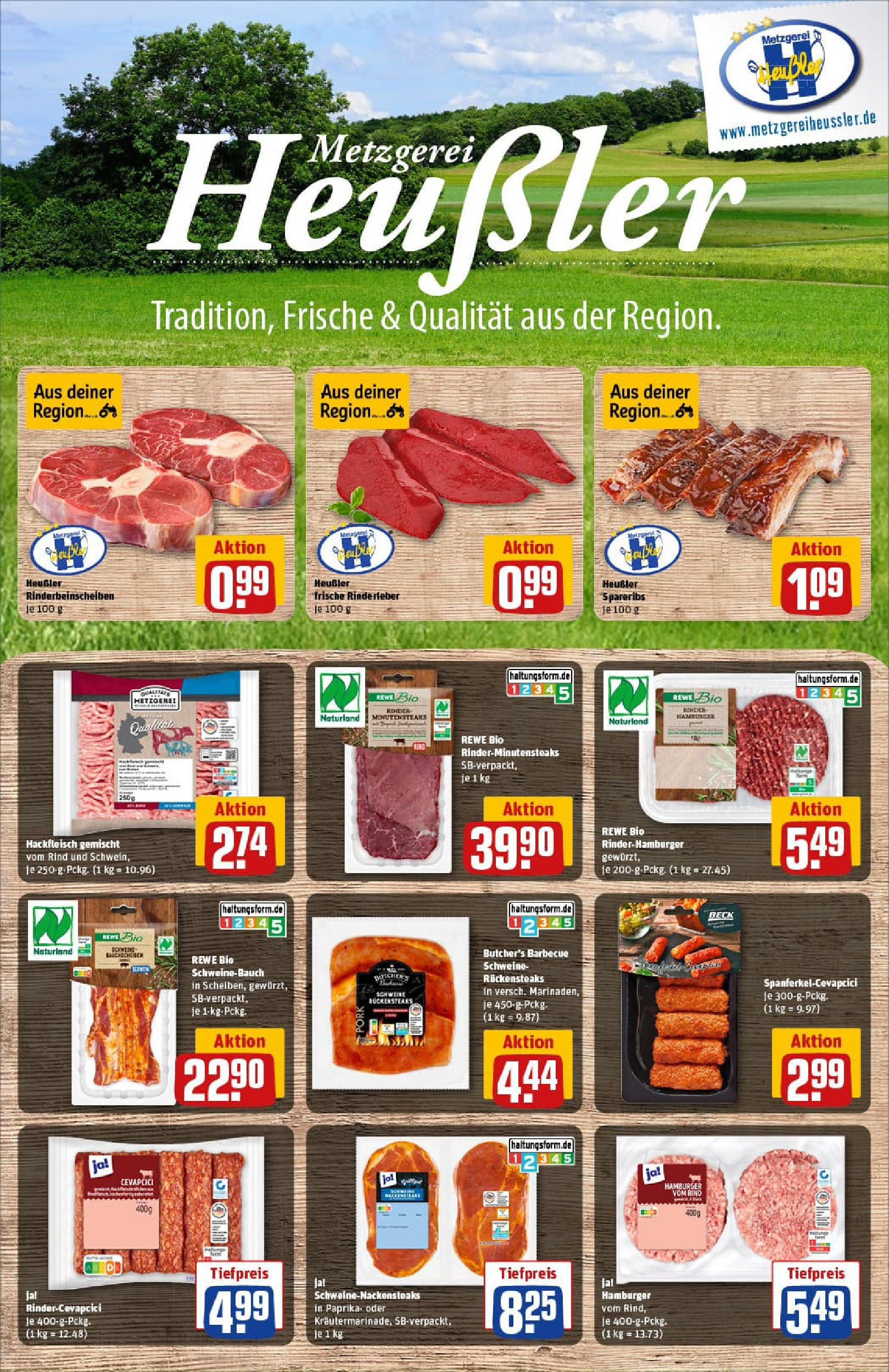 REWE Prospekt ab 07.09.2025 zum Blättern » Angebote | Seite: 10 | Produkte: Schweinebauch, Cevapcici, Paprika, Hackfleisch REWE Prospekt ab 07.09.2025 zum Blättern » Angebote | Seite: 10 | Produkte: Schweinebauch, Cevapcici, Paprika, Hackfleisch